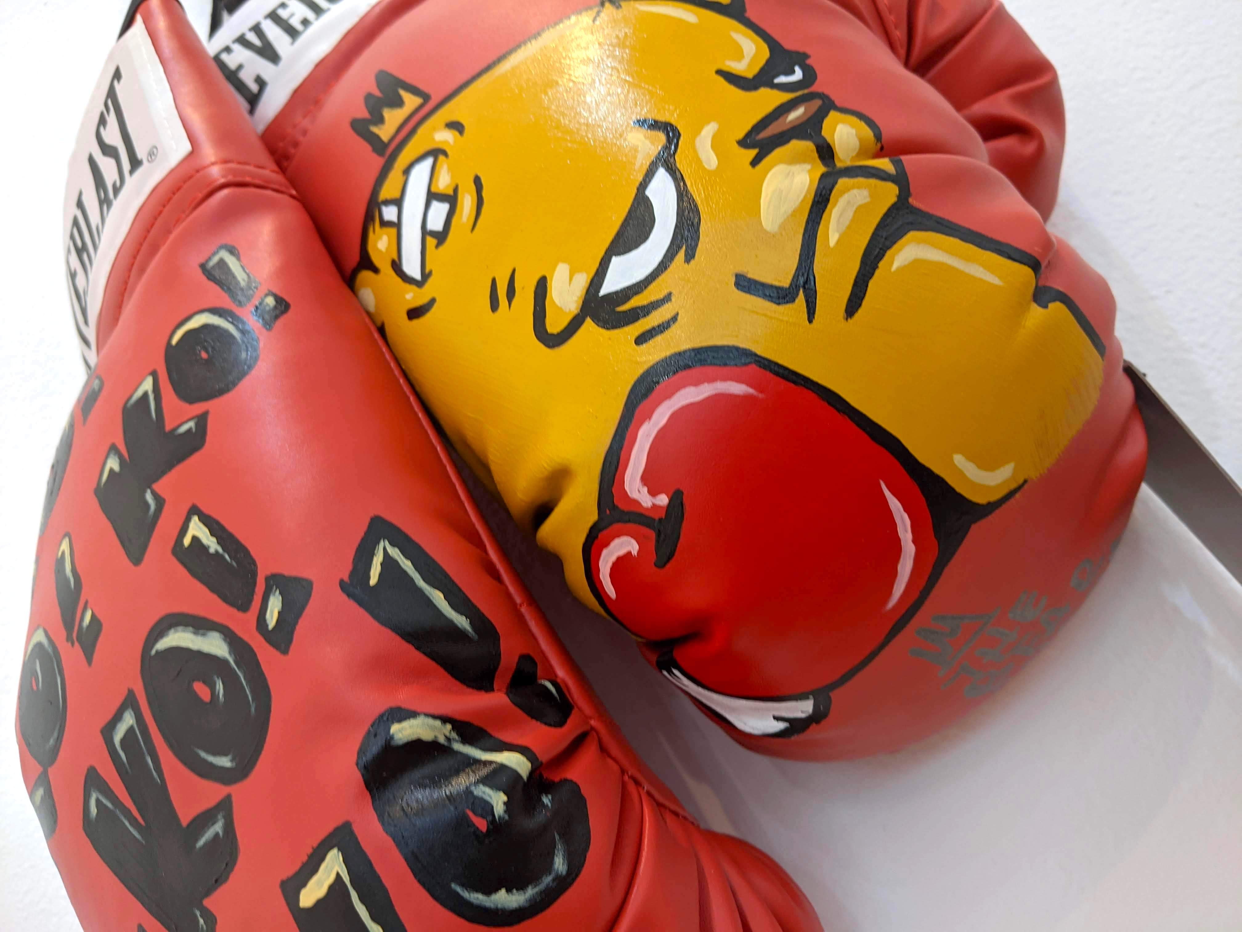 "KO KO KO" Boxing Gloves by JC Rivera