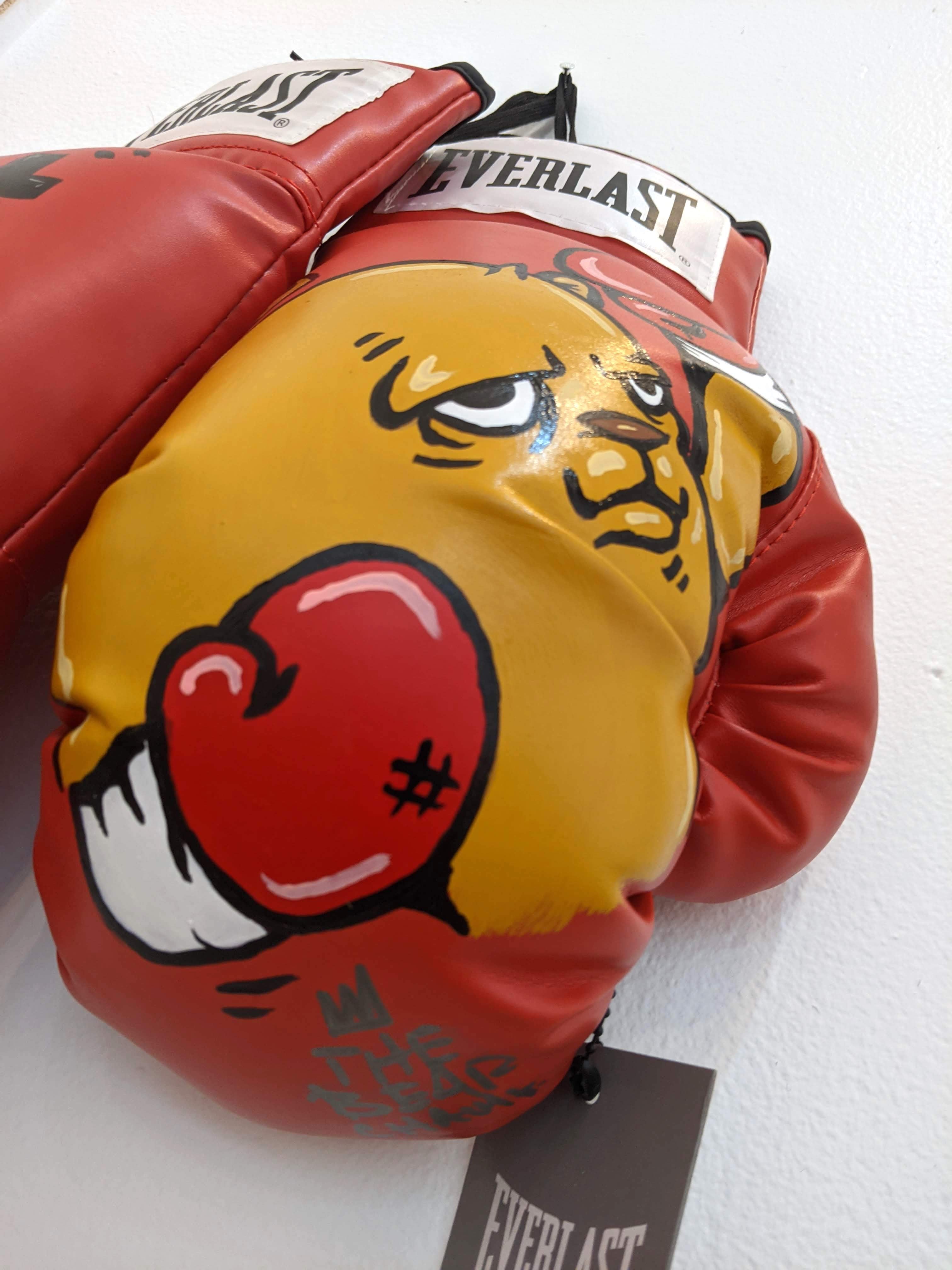 "Roll With the Punches #2" Boxing Gloves by JC Rivera