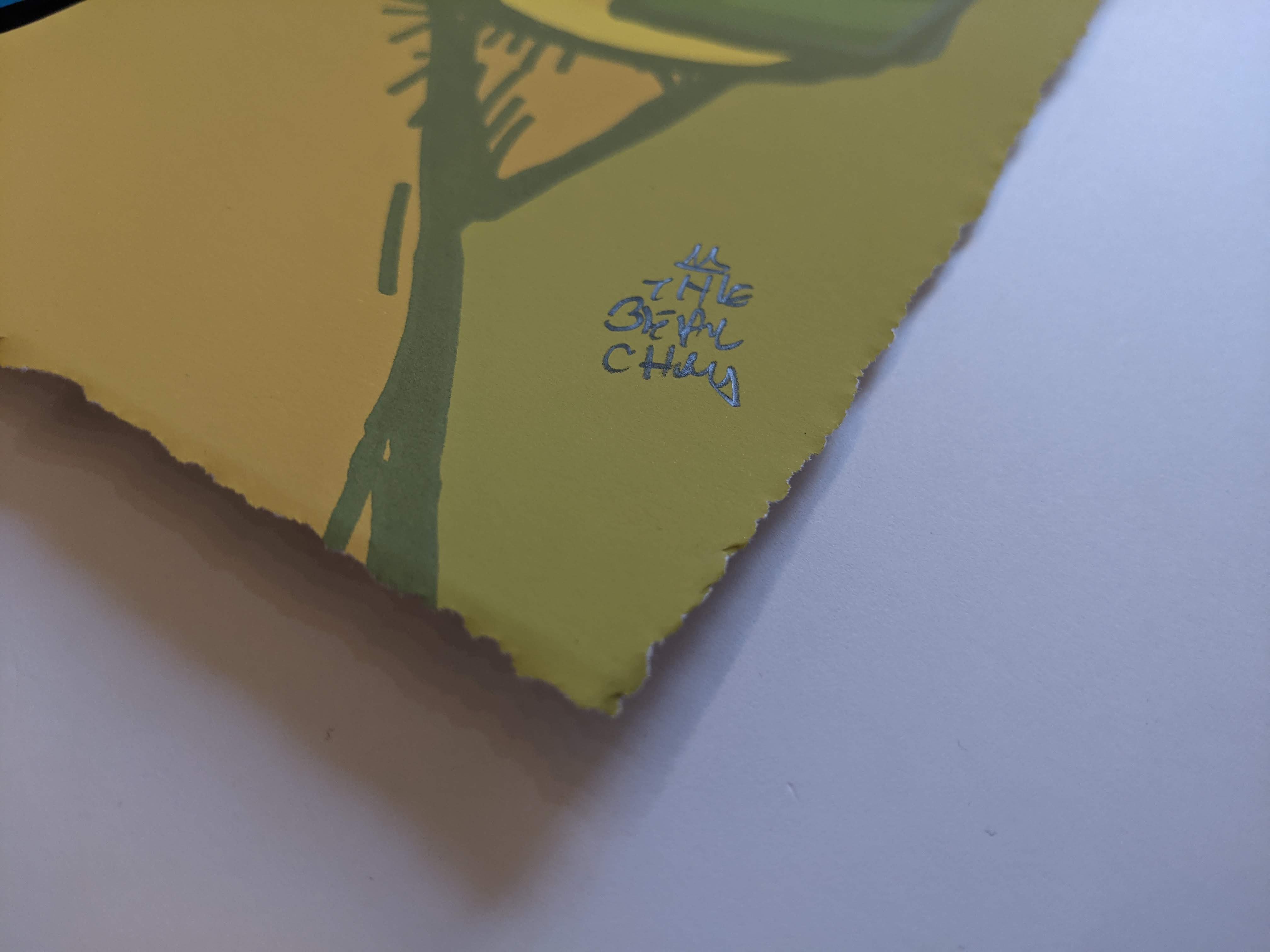 "Bear & Square Test Print 5" by JC Rivera
