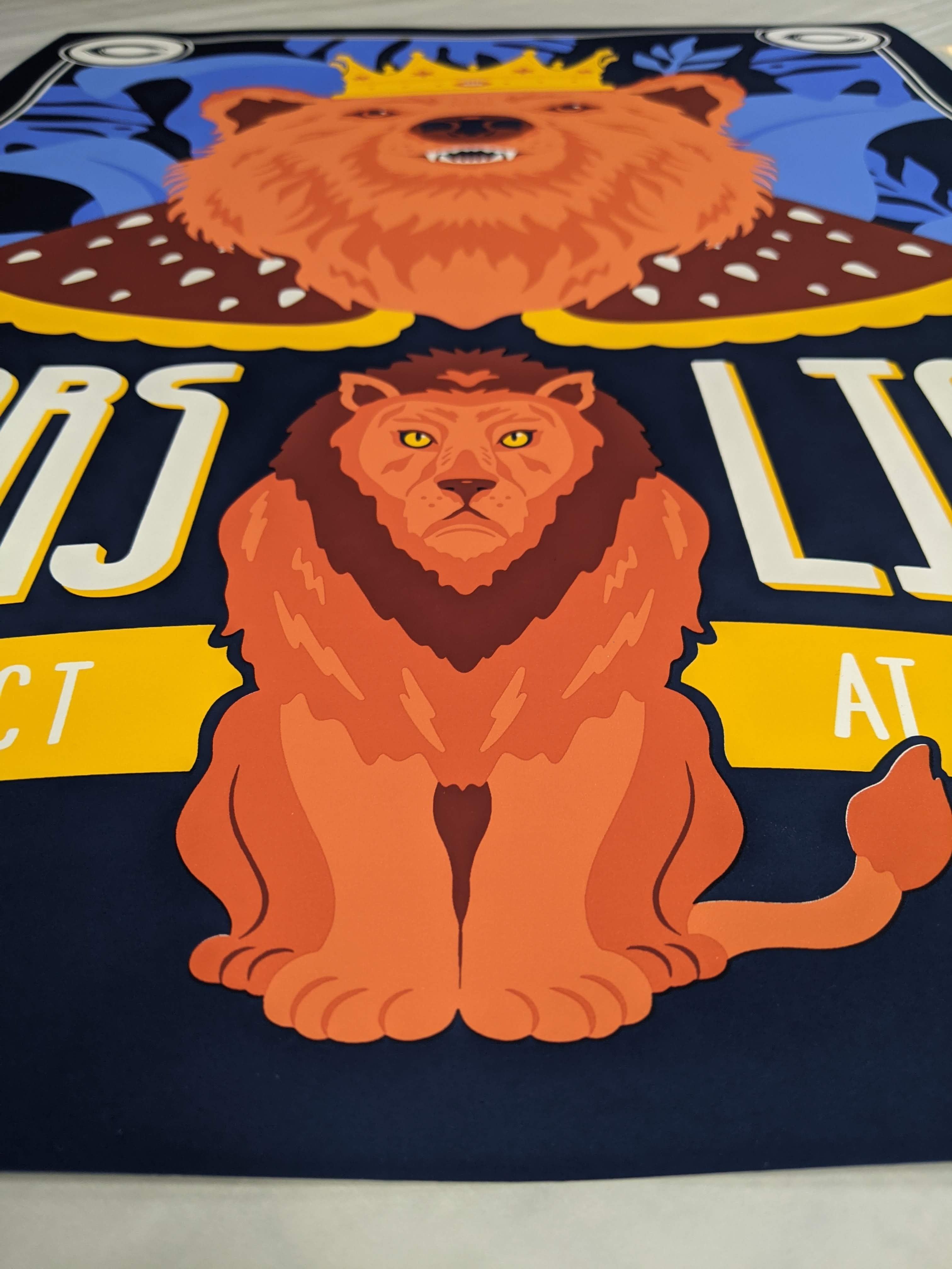 Game 4: "Official Bears Vs. Lions" by Ariel Sinha