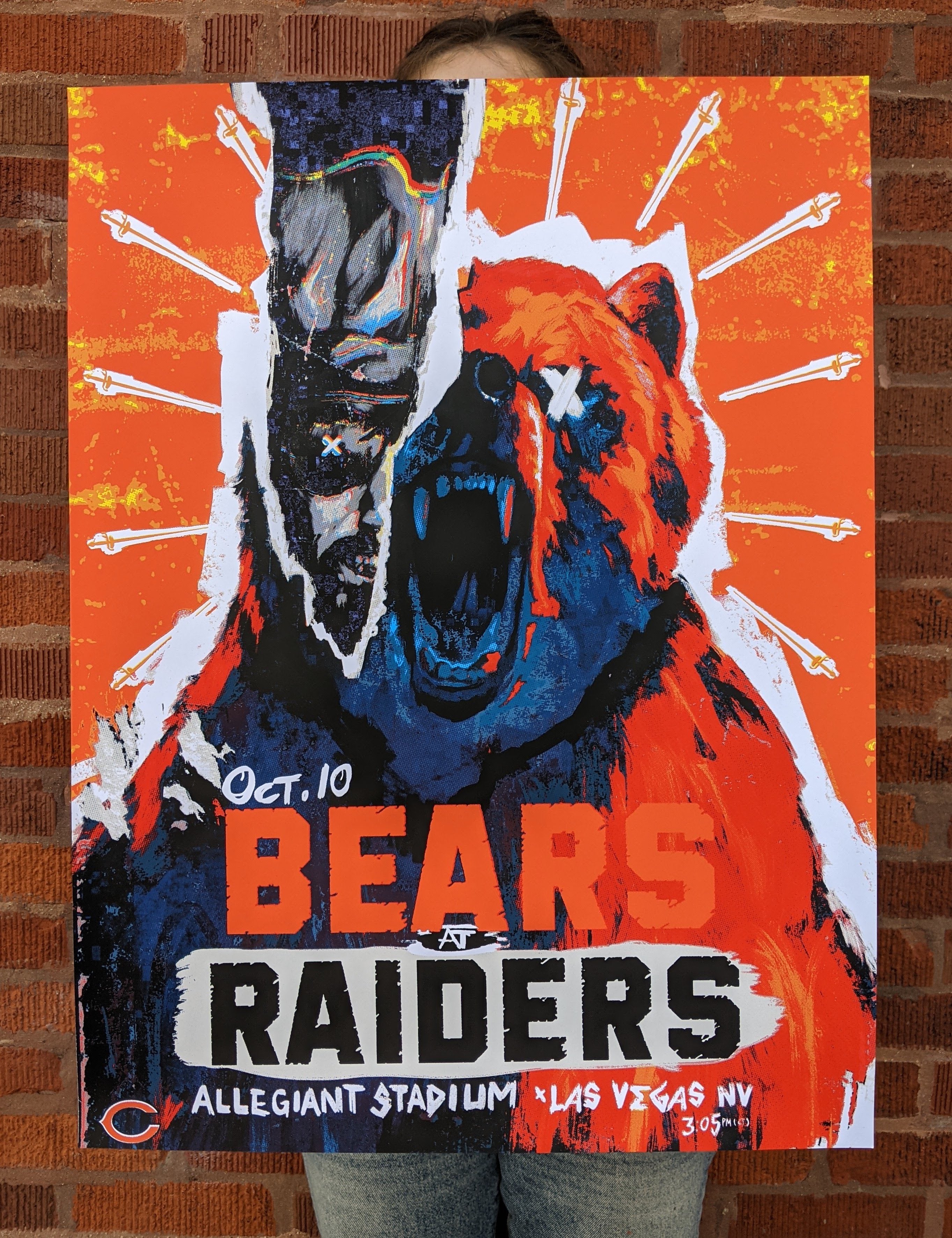 Game 5: "Official Bears Vs. Raiders" by Oscar Joyo