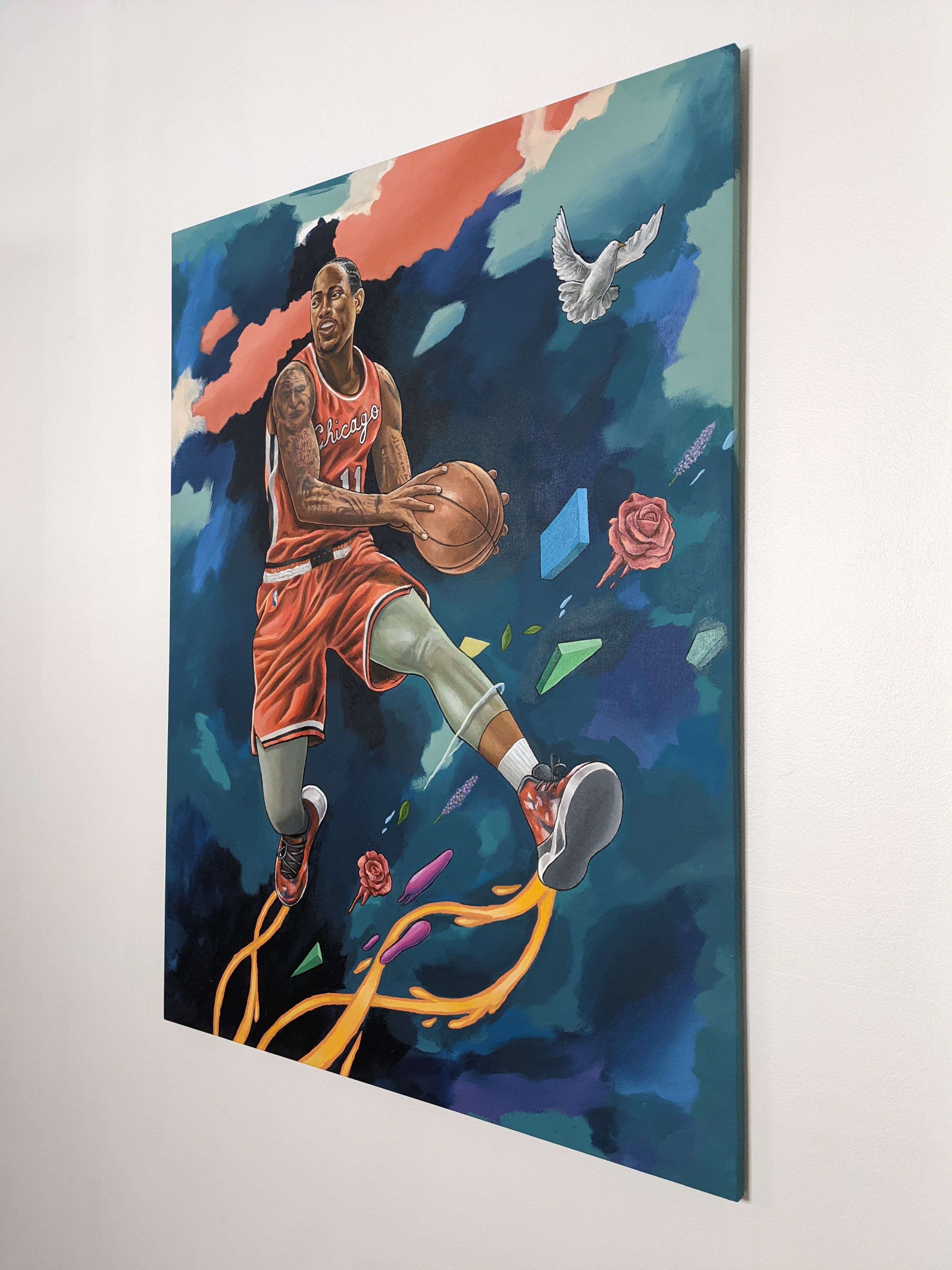 "Fly Away (DeMar DeRozan)" by Myron Laban