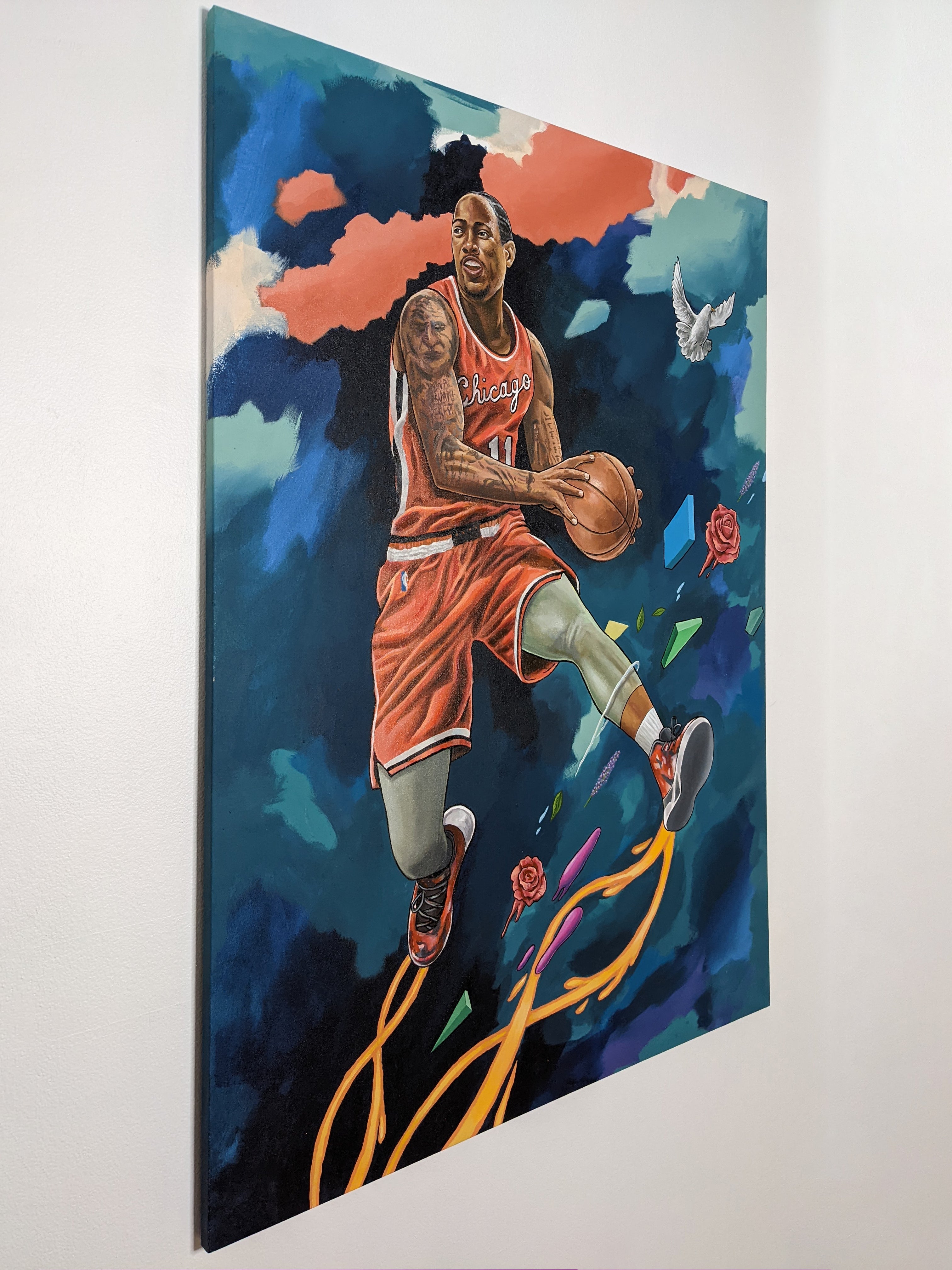 "Fly Away (DeMar DeRozan)" by Myron Laban