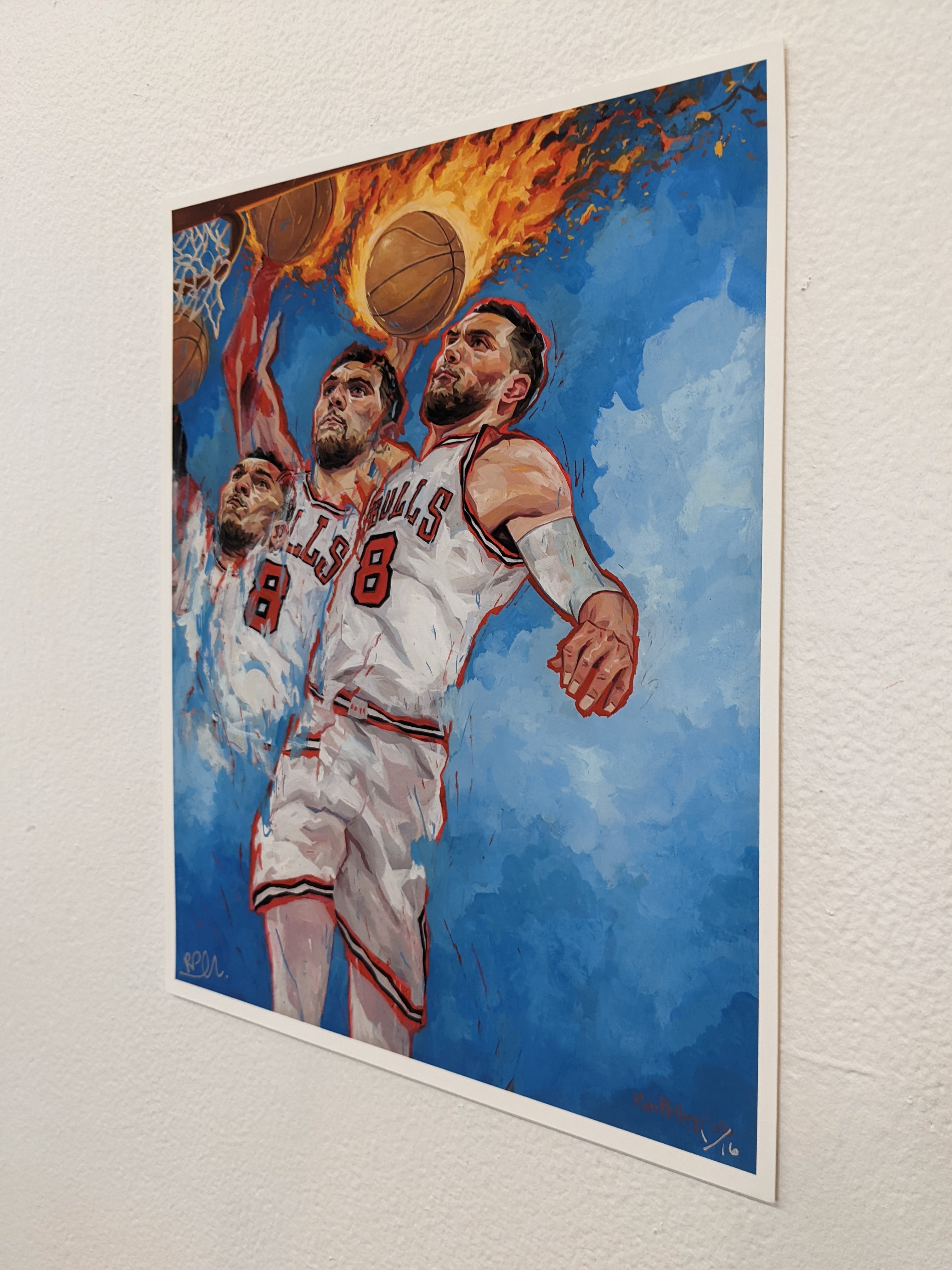 "LaVine In Flight" by Richard Pellegrino