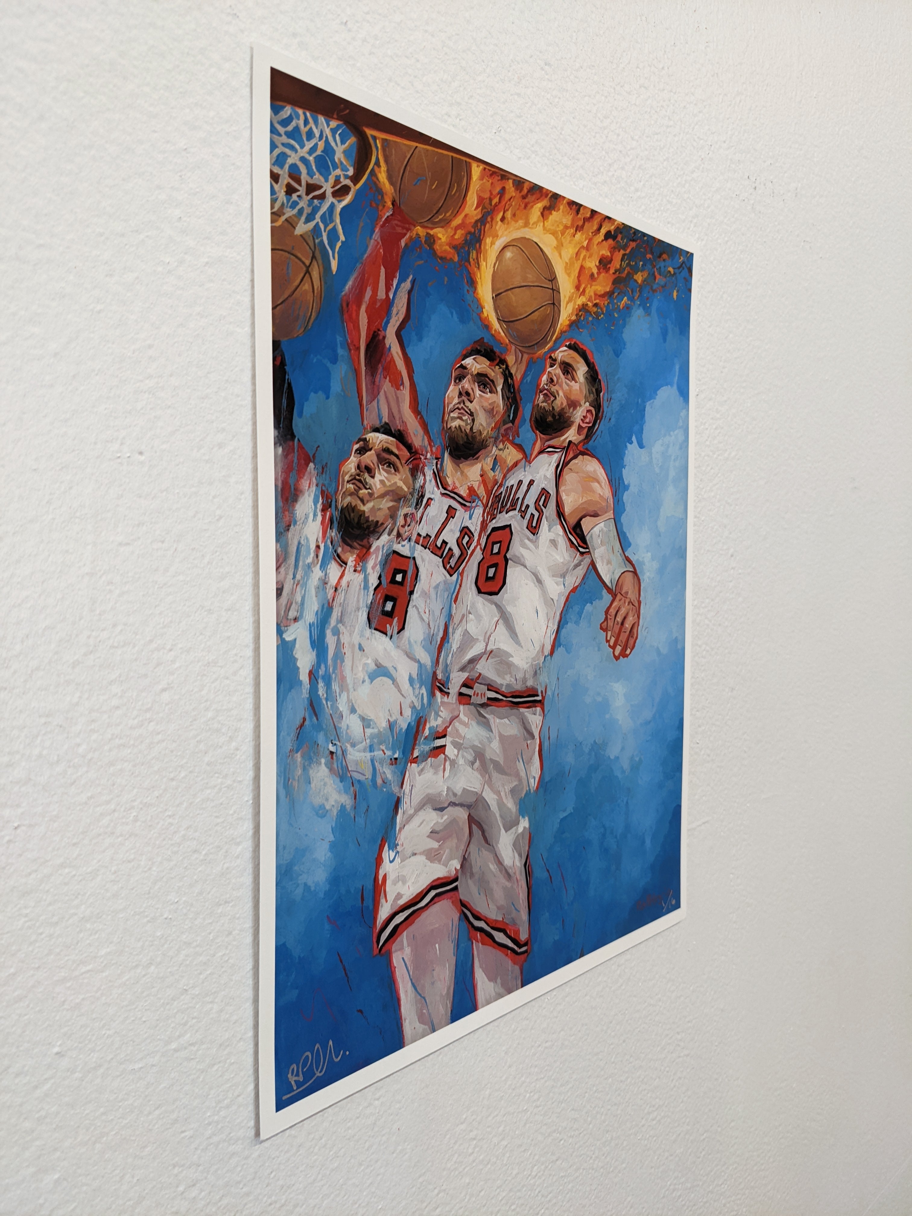 "LaVine In Flight" by Richard Pellegrino