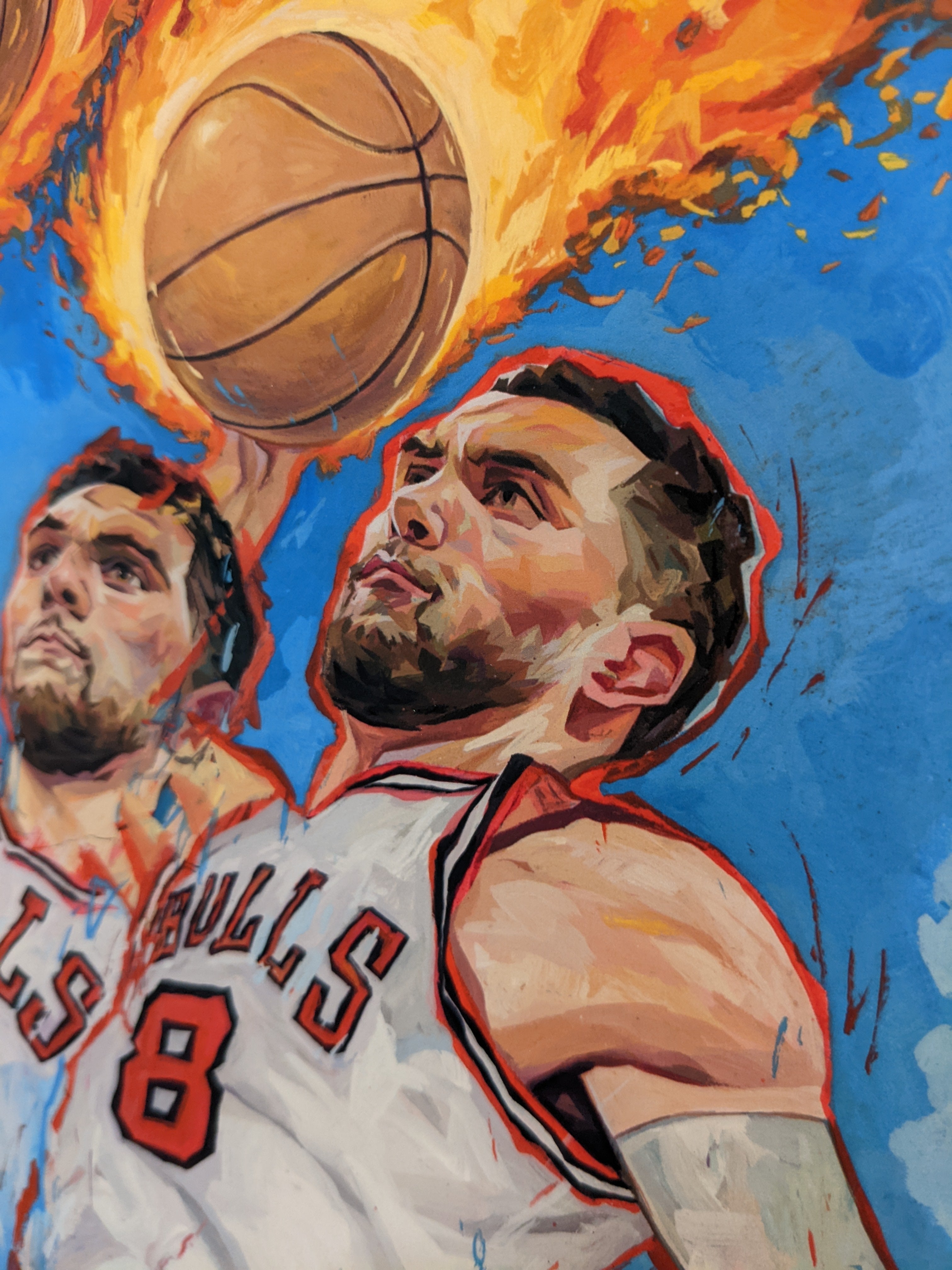"LaVine In Flight" by Richard Pellegrino