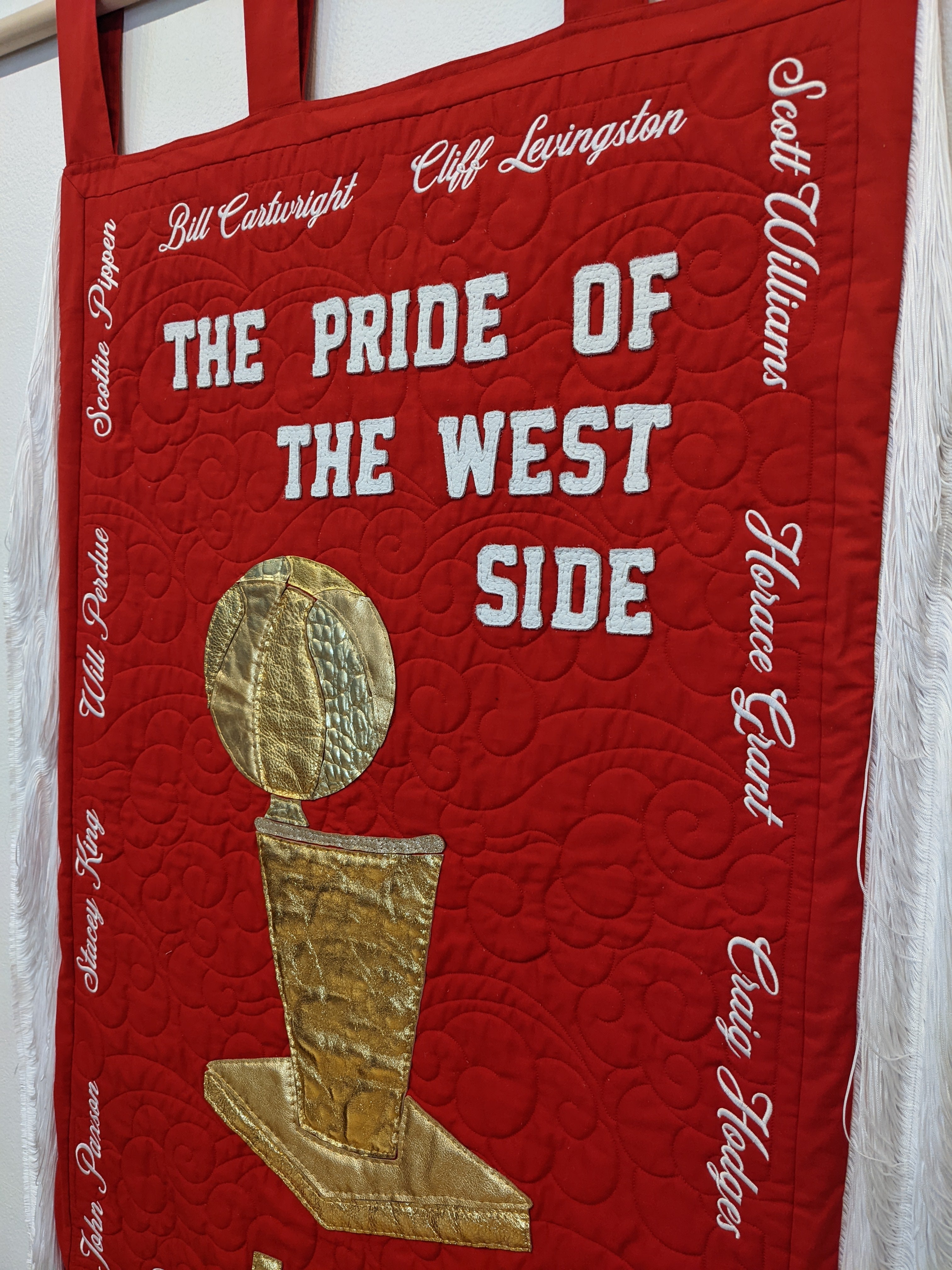 "Pride of the West Side" (1992) by Emma McKee a.k.a The Stitchgawd