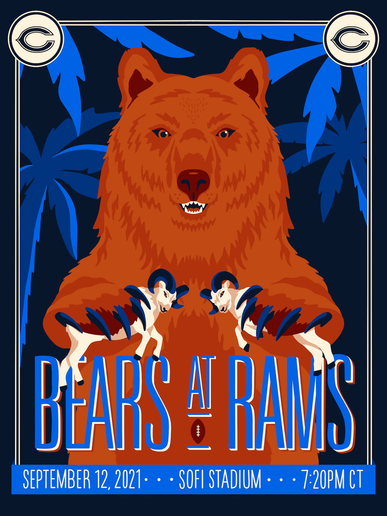 Game 1: "Official Bears Vs. Rams" by Ariel Sinha