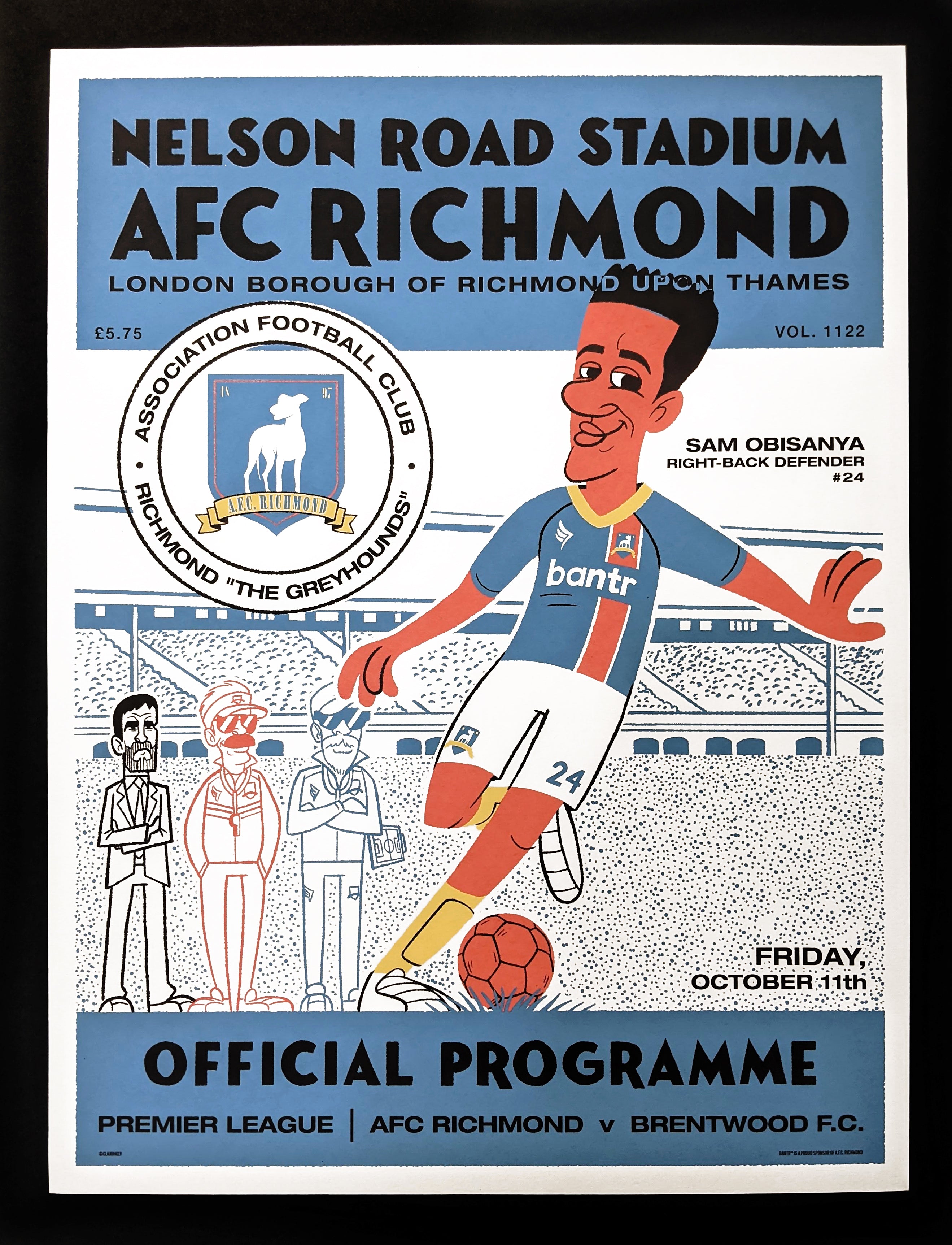 "AFC Richmond Official Programme" by Ian Glaubinger
