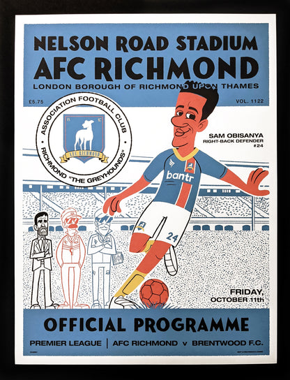 "AFC Richmond Official Programme" by Ian Glaubinger