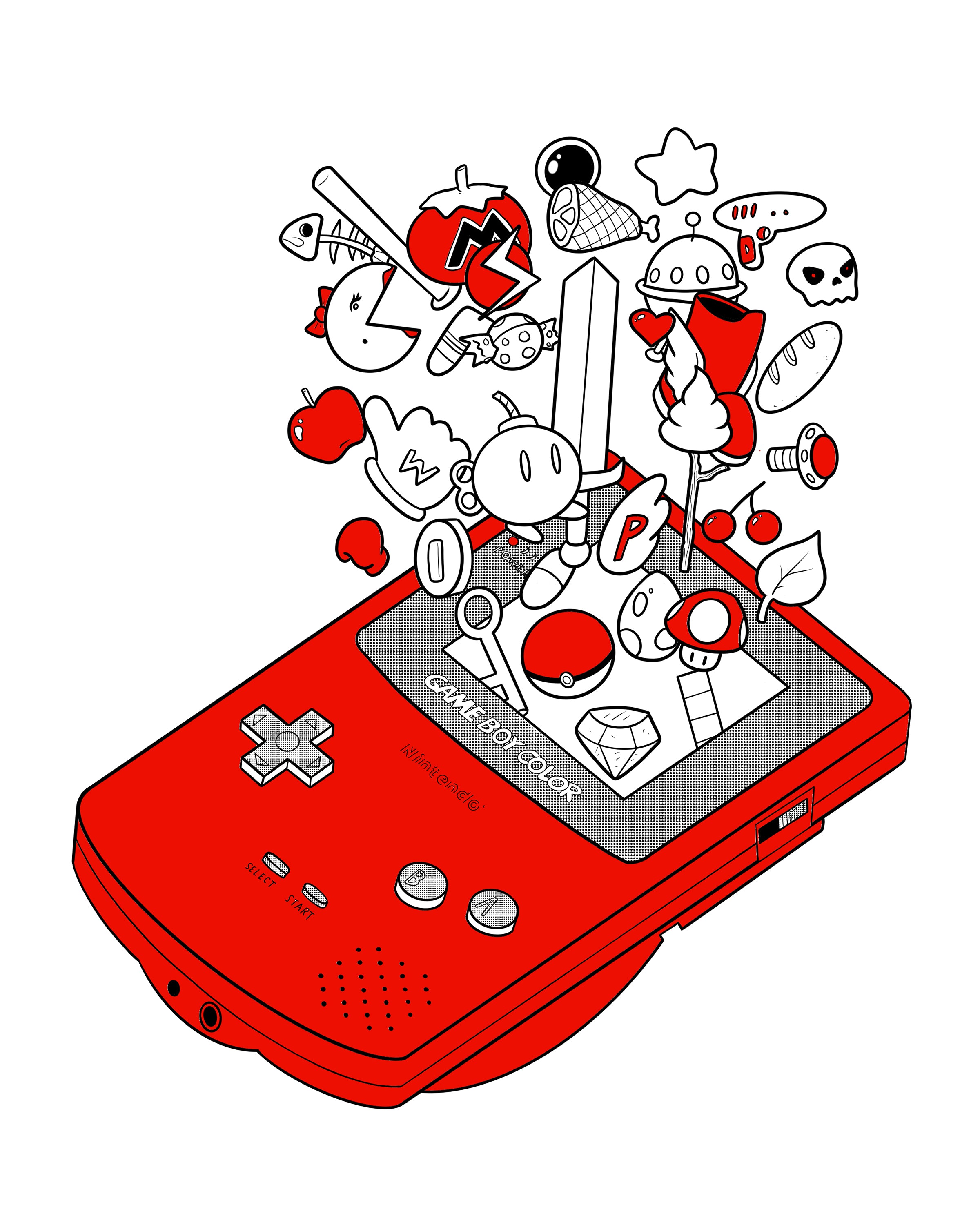 "Game Boy Color" by Jeff Pak