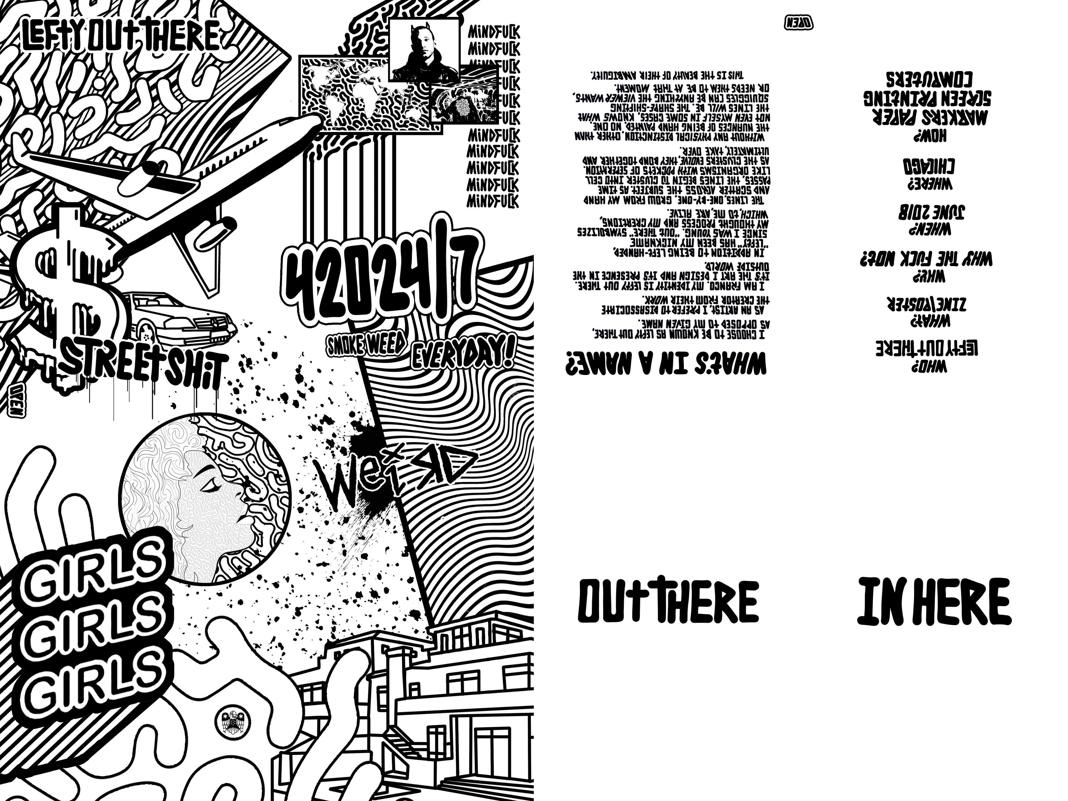 "In Here (Zine)" by Lefty Out There