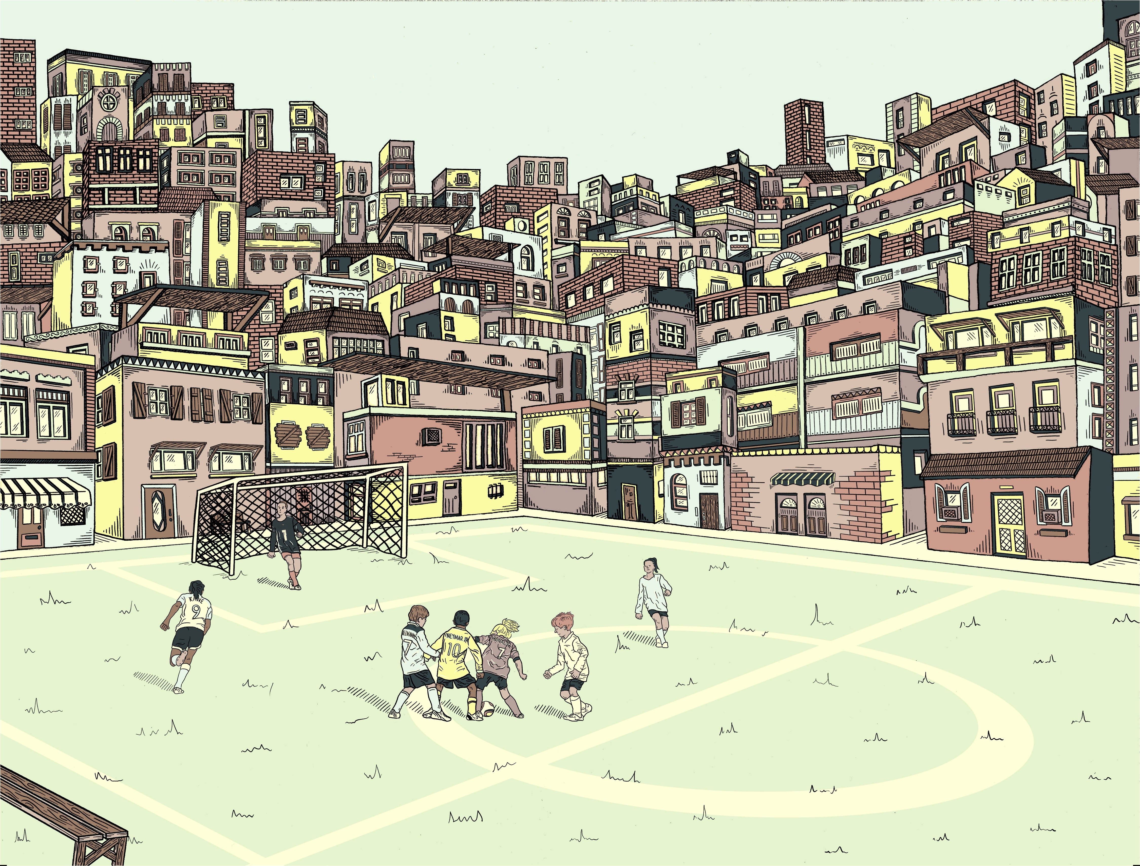 The Beautiful Game Print by Kate Lewis