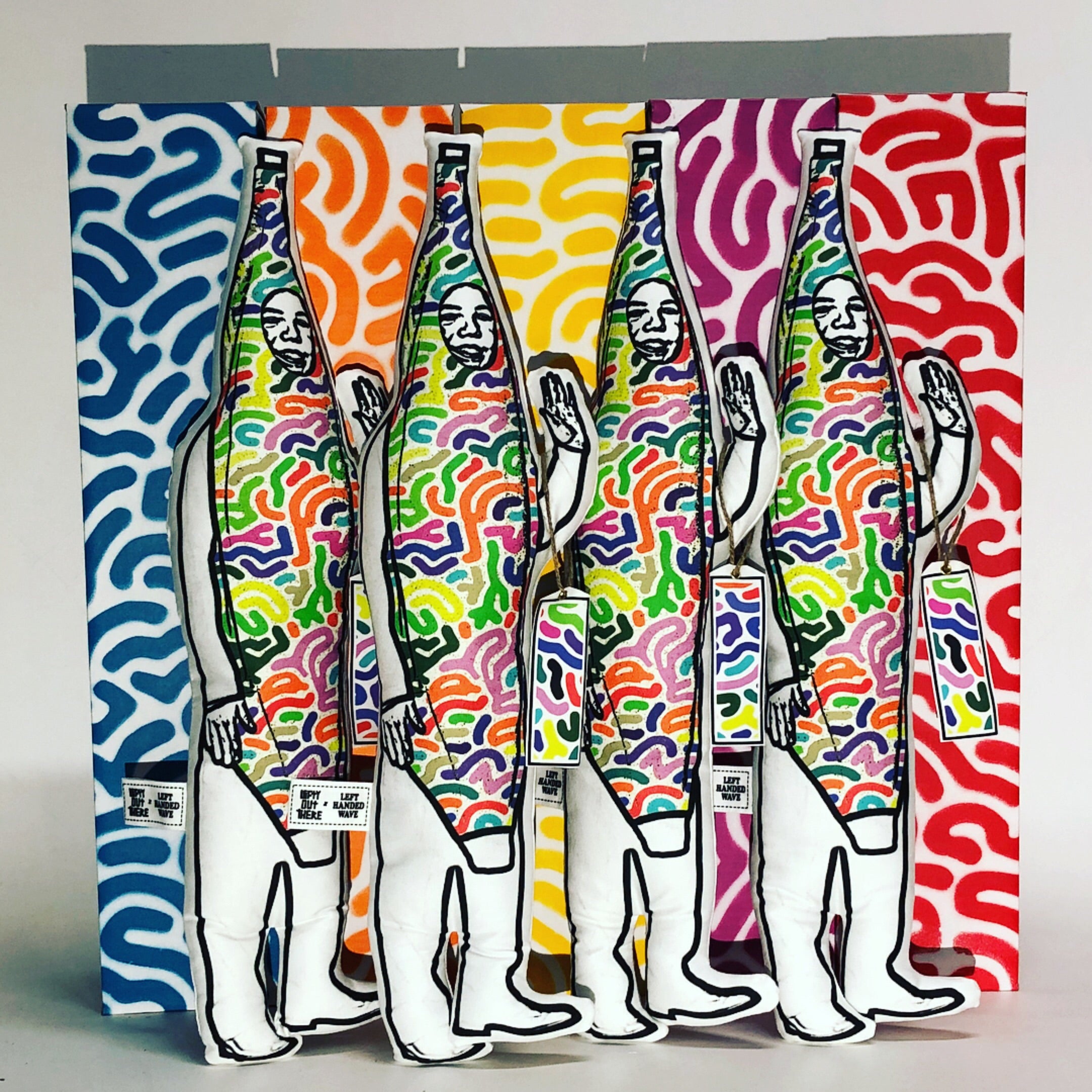"Multicolor Plush" by Lefty Out There X Left Handed Wave
