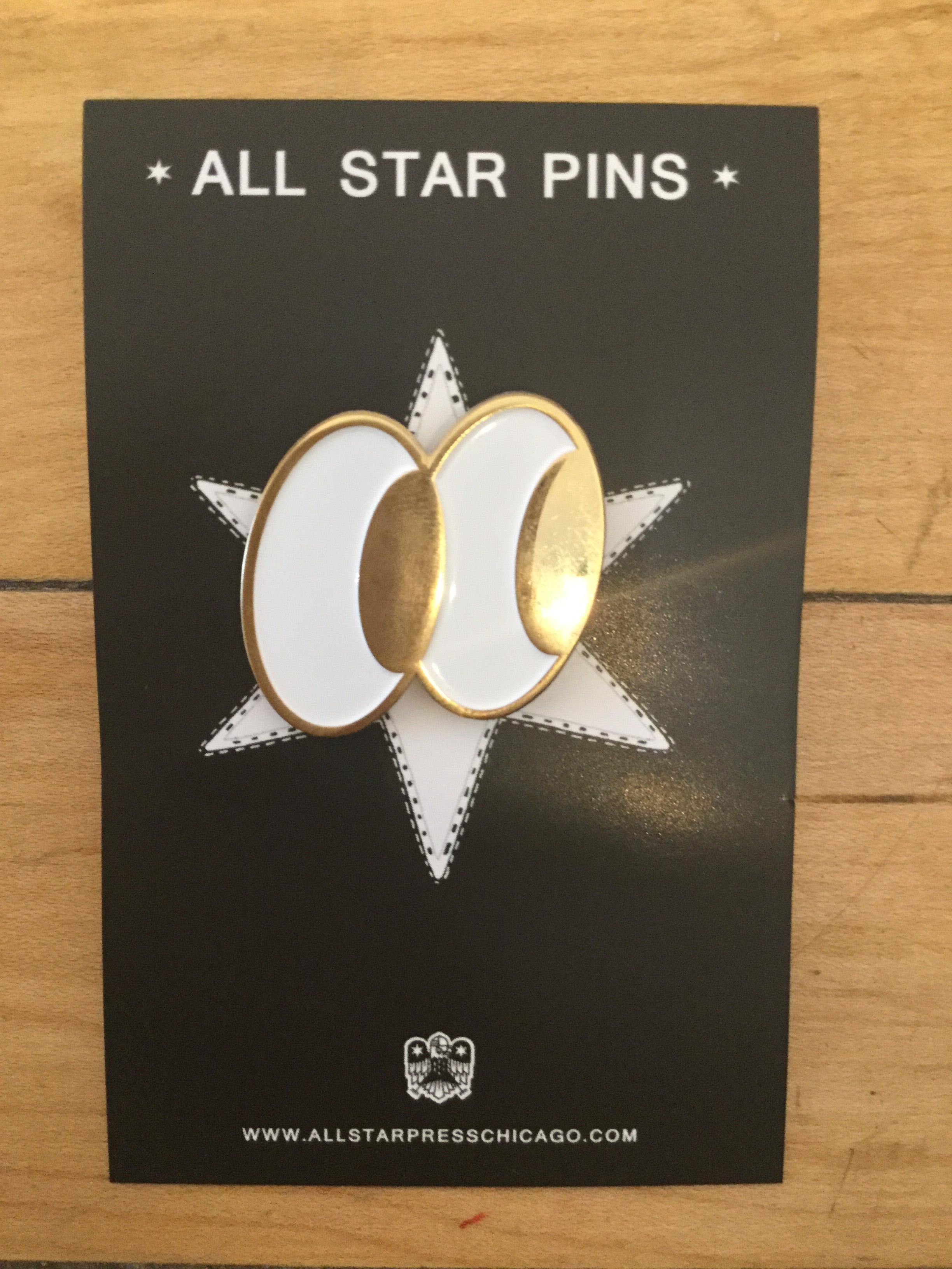 "Lookin' At You (Eyes) -Gold-" Pin by Blake Jones