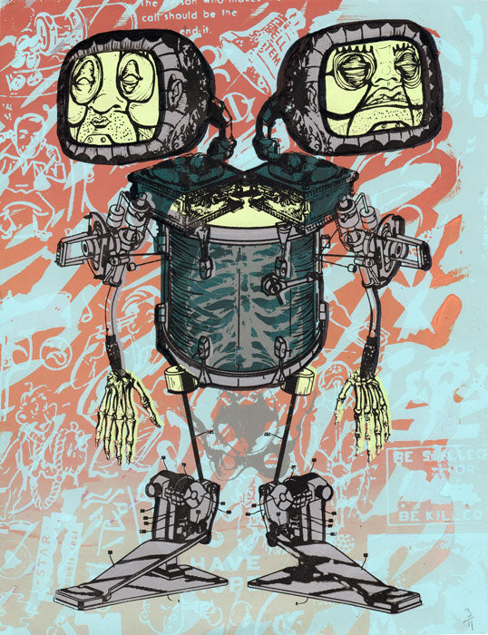 More Music Than Man Print by Crush Entity