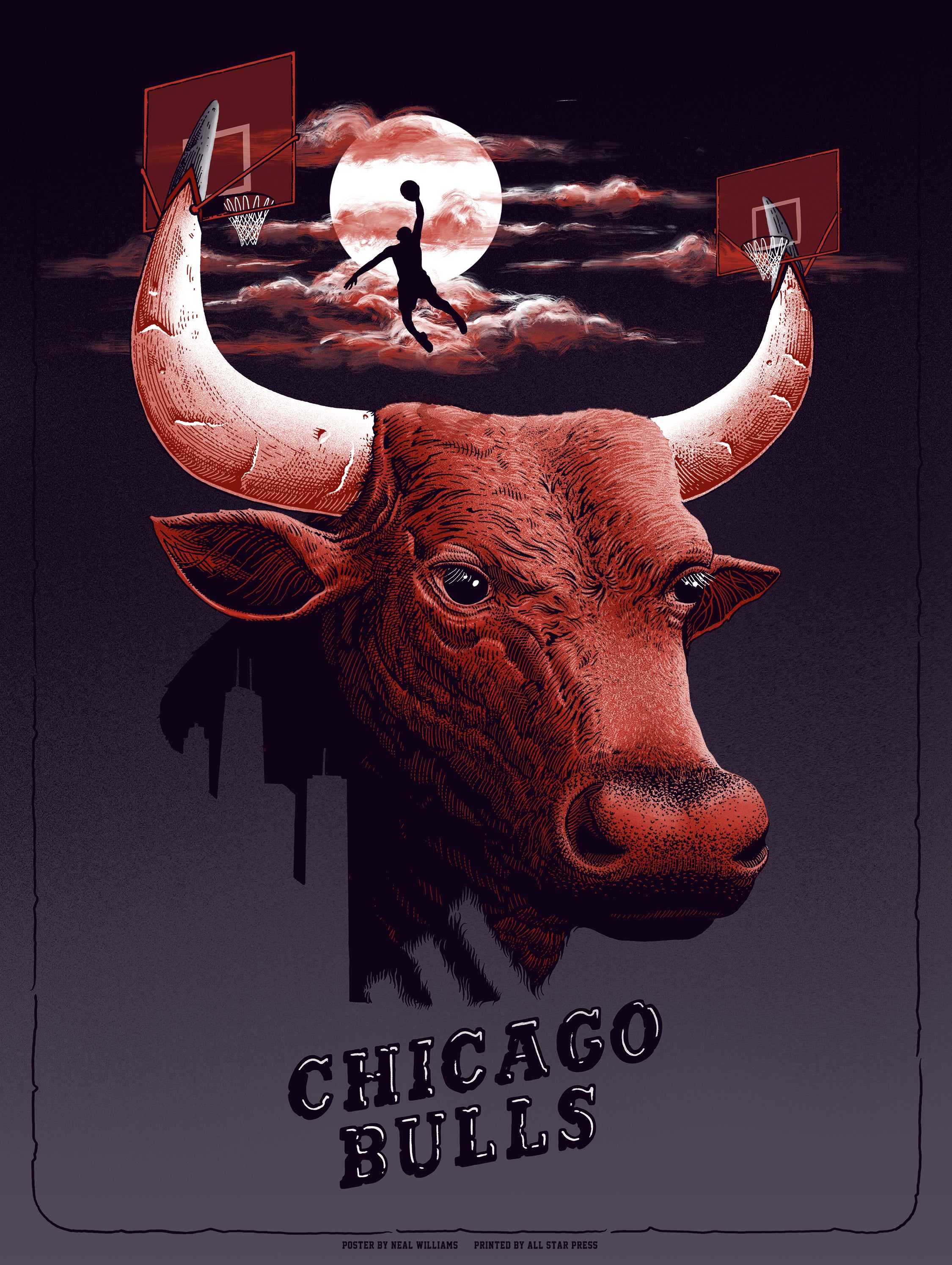 "Knicks vs Bulls Variant" by Neal Williams