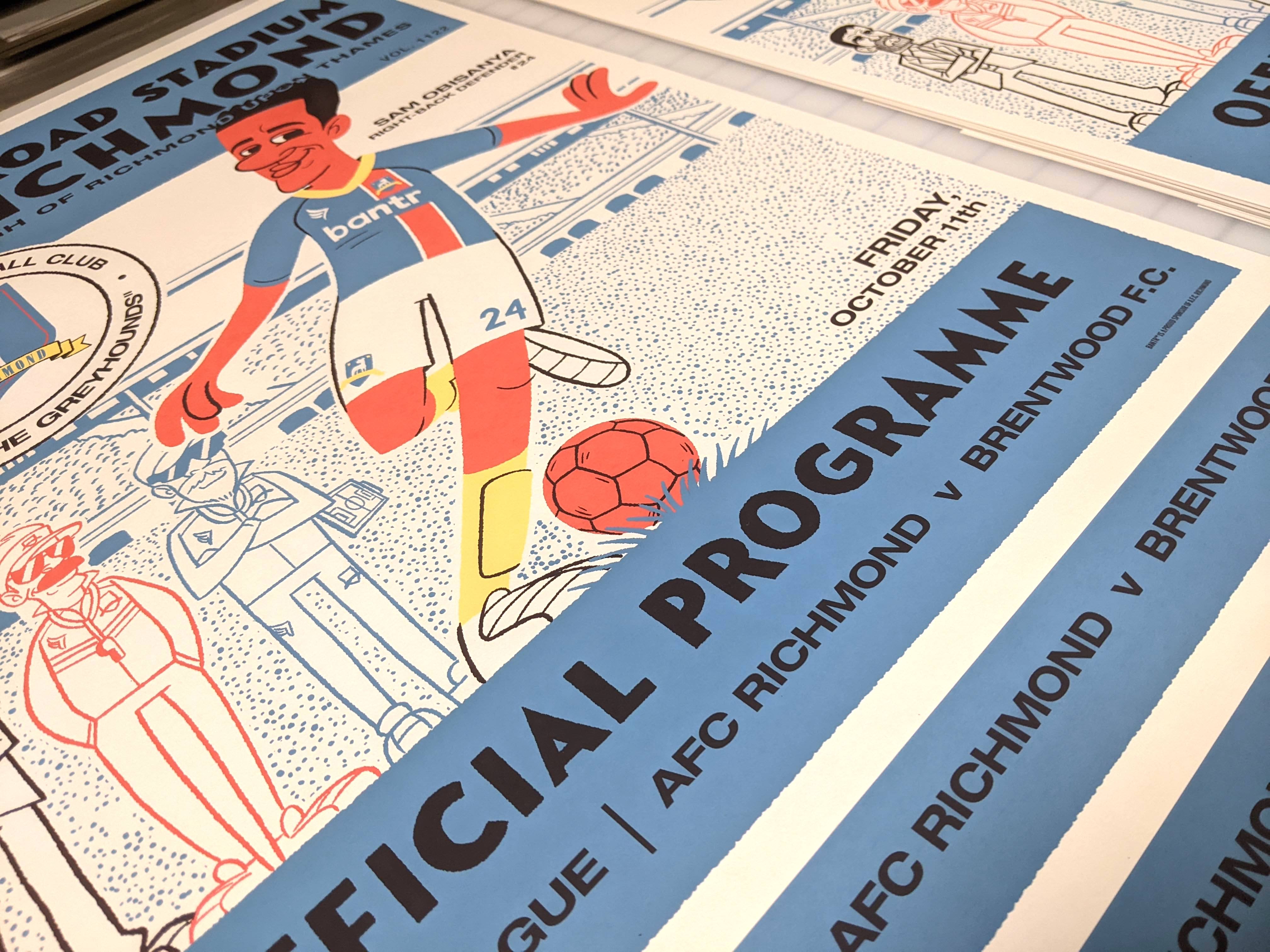 "AFC Richmond Official Programme" by Ian Glaubinger