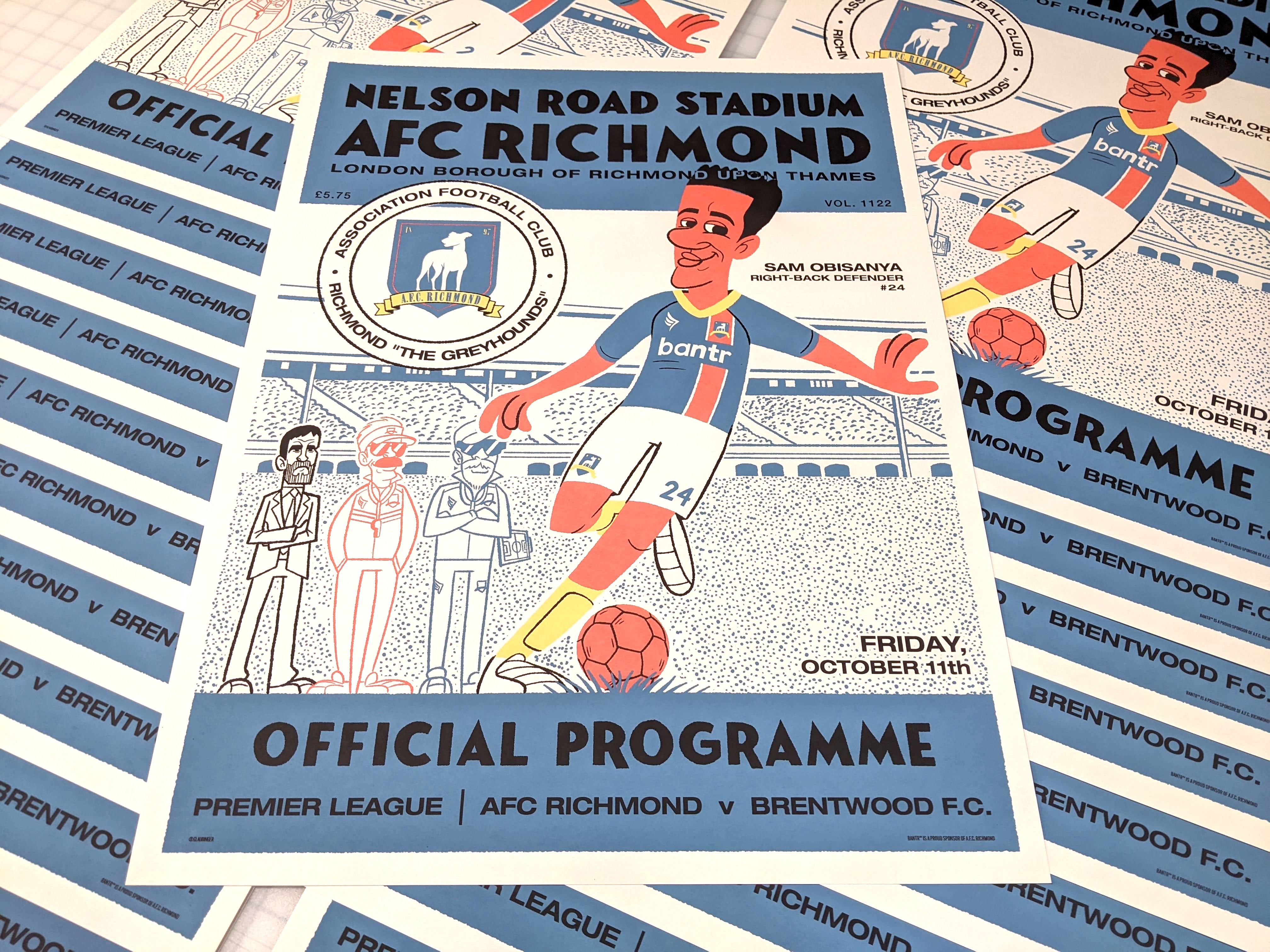 "AFC Richmond Official Programme" by Ian Glaubinger
