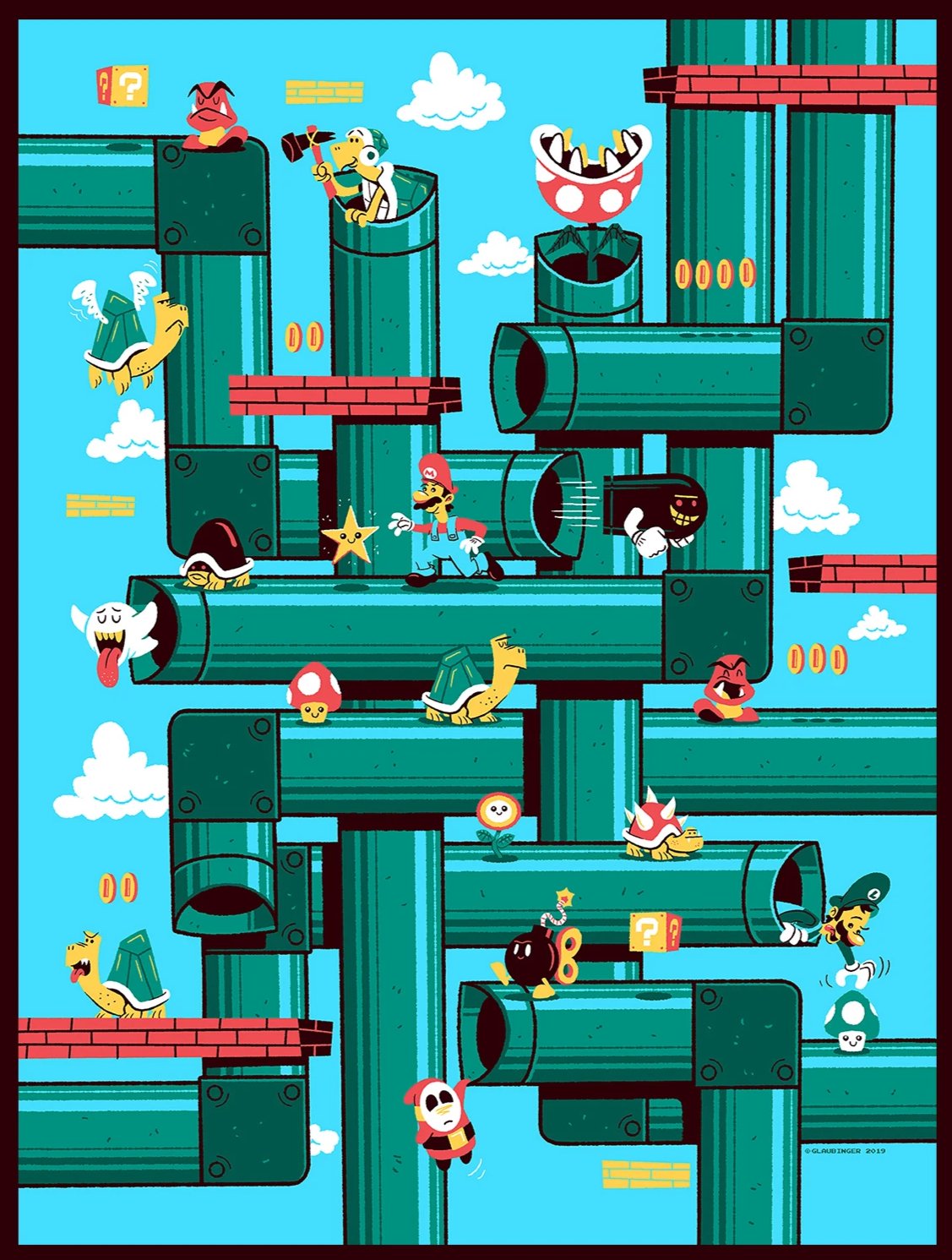 "Super Mario Brothers" by Ian Glaubinger