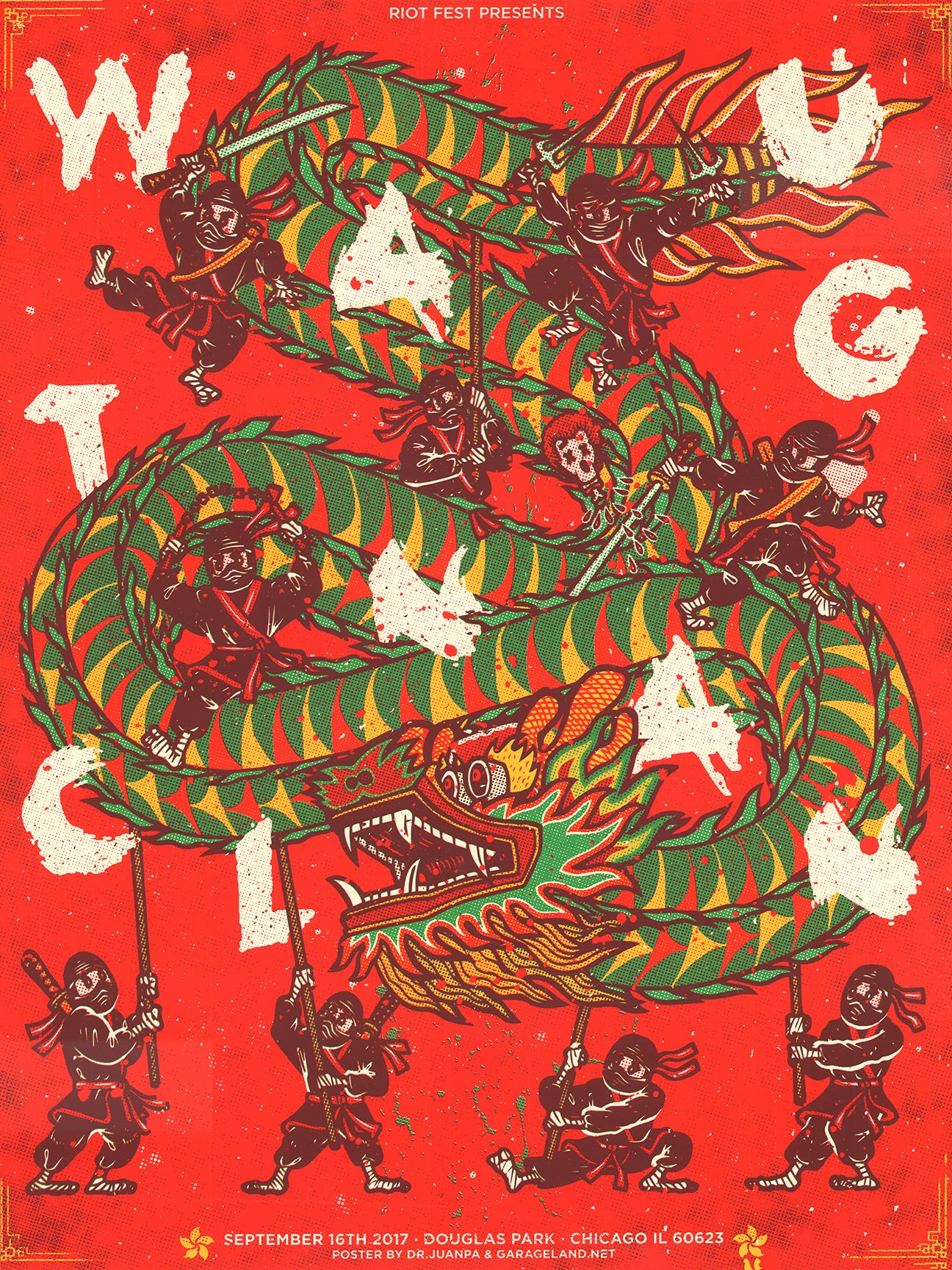 Wu-Tang Clan Riot Fest 2017 Print
