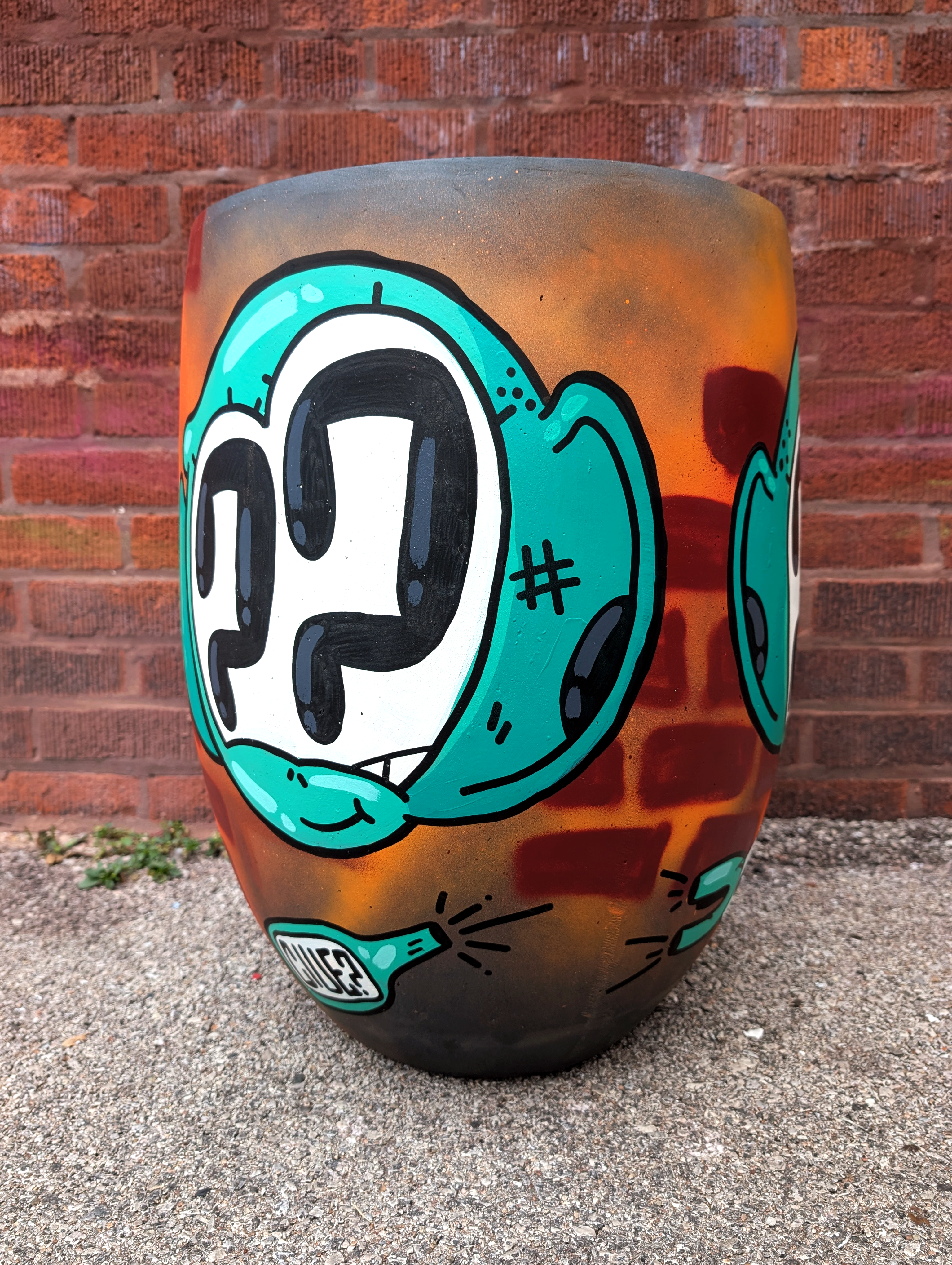 Clue Hand Embellished Planter Pot