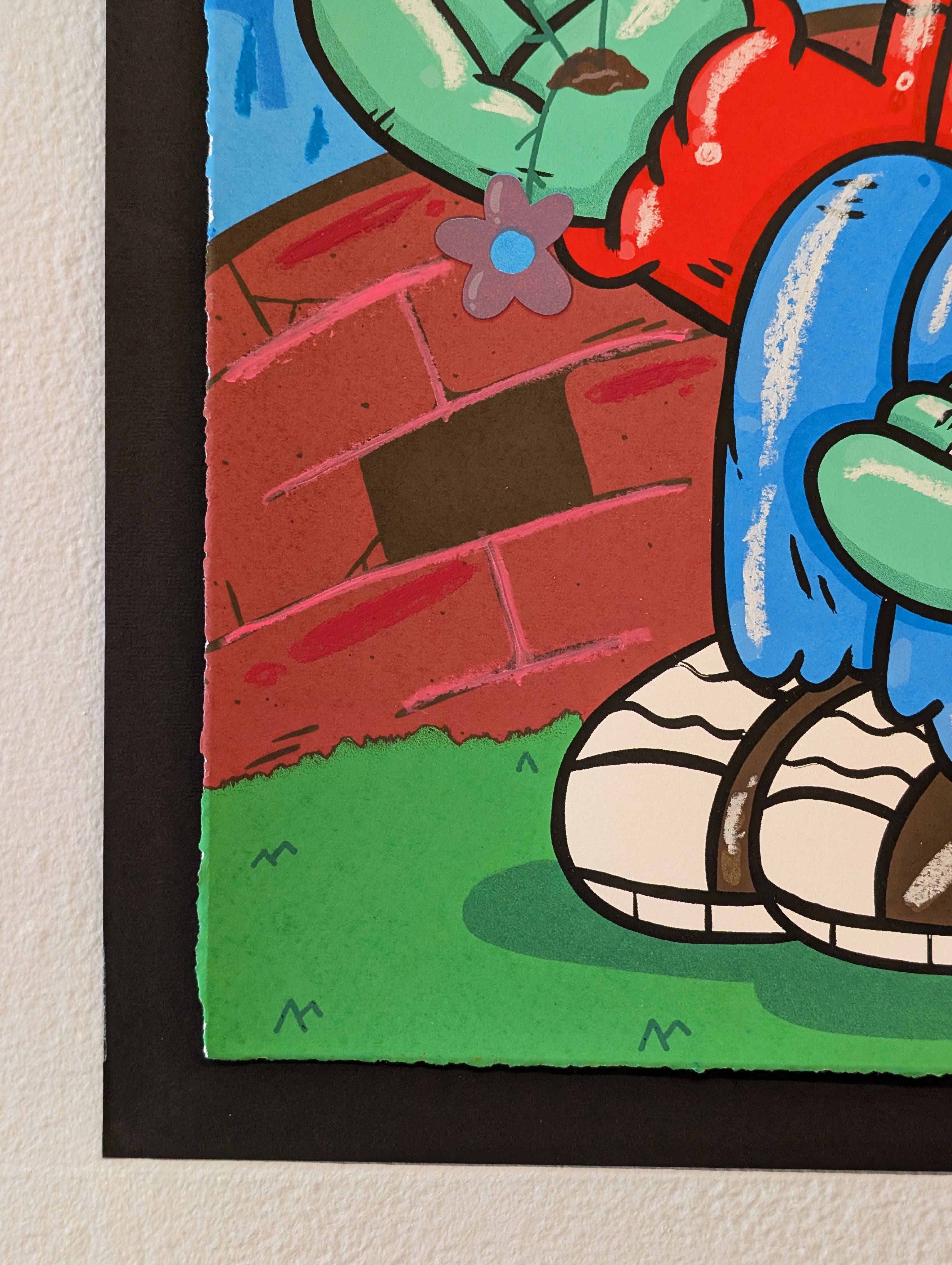 "YOU CAN REST HERE" (hand embellished 1) by Clue