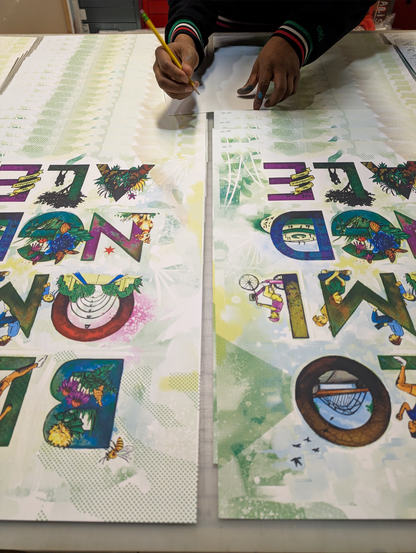 "Trail for a Spell" for the Bloomingdale Trail Poster Series by Cujo