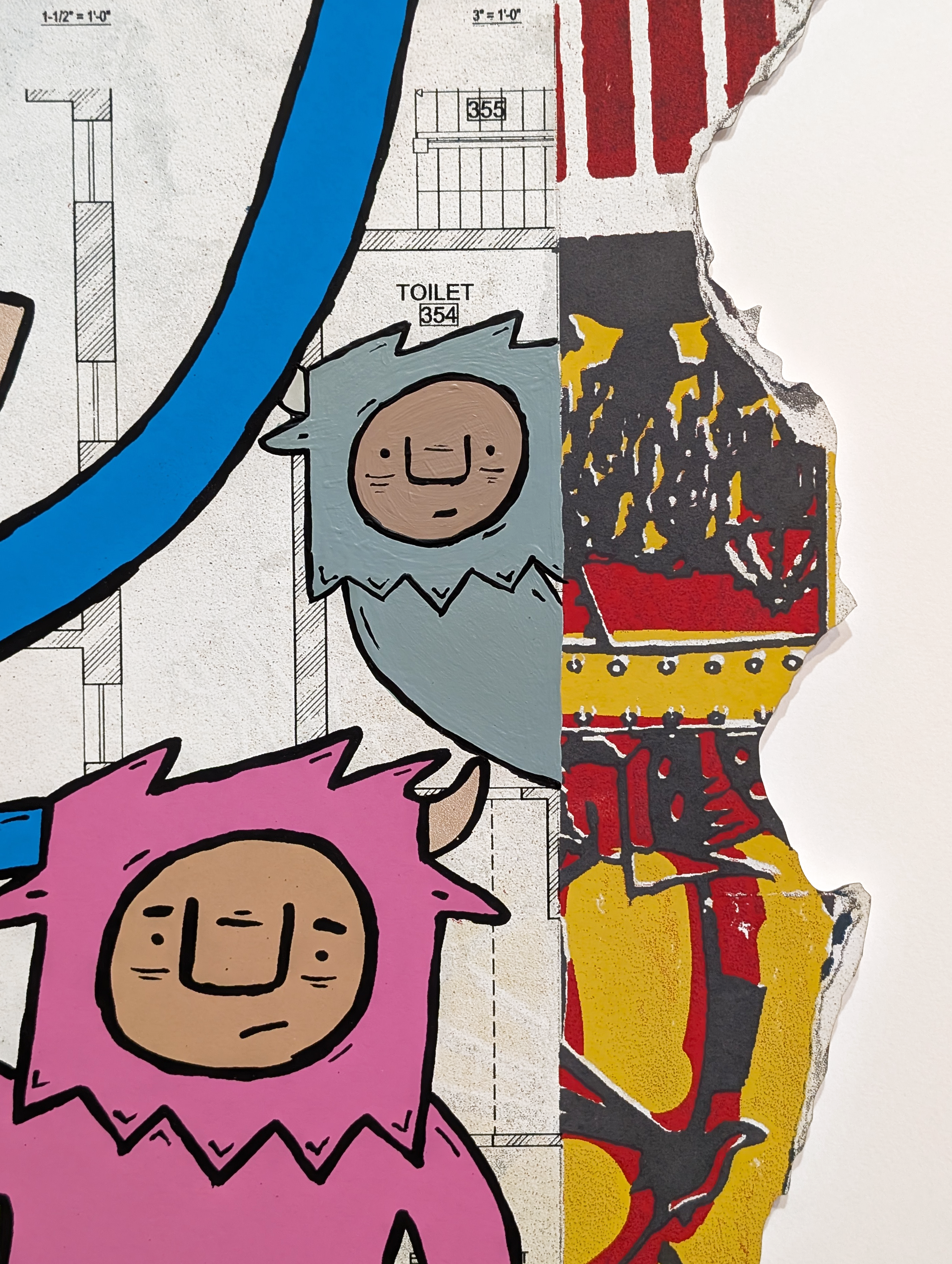 "Outside" by Penny Pinch (Hand Embellished 4)