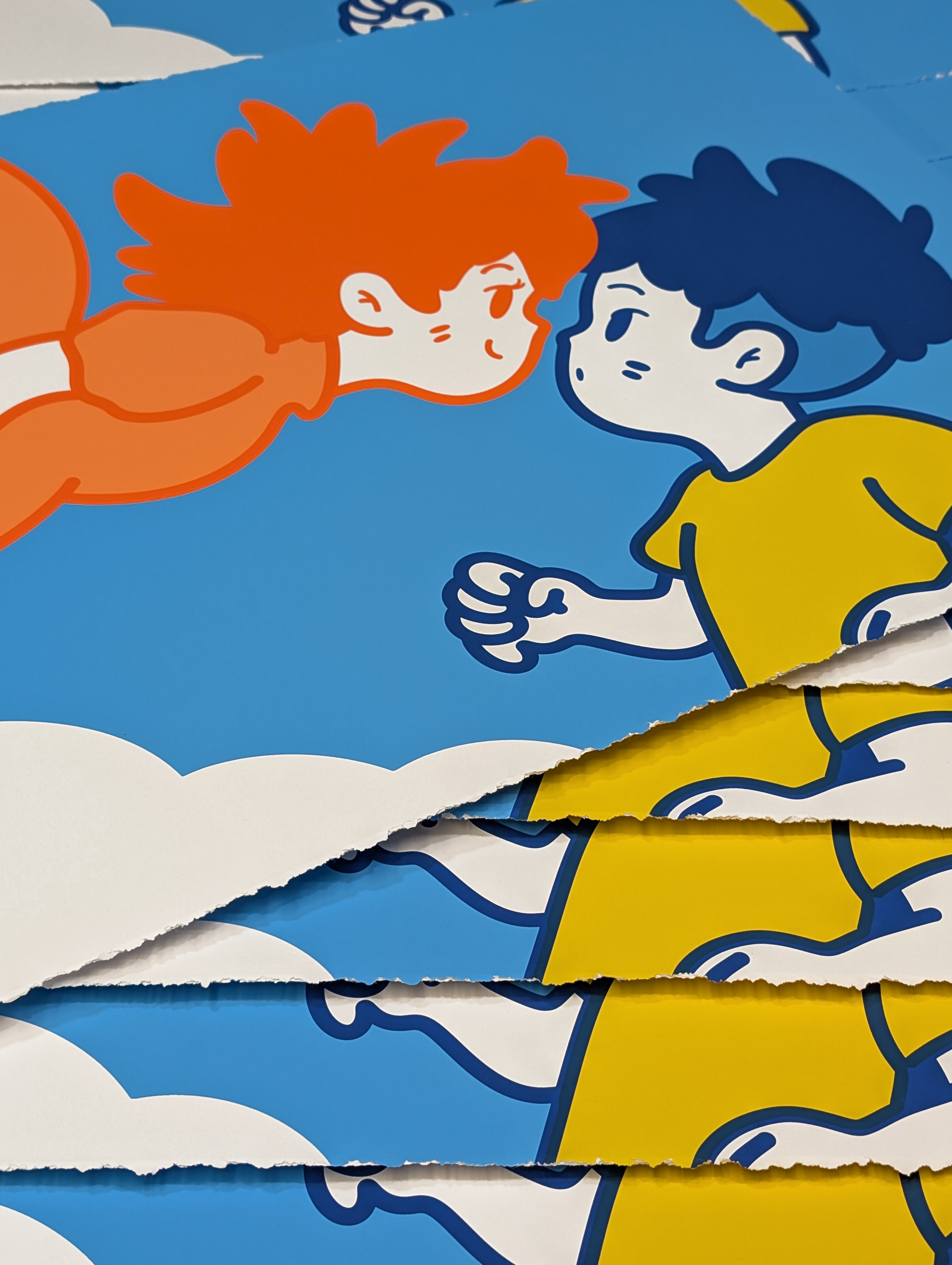"Up We Go" Print Edition by Raki