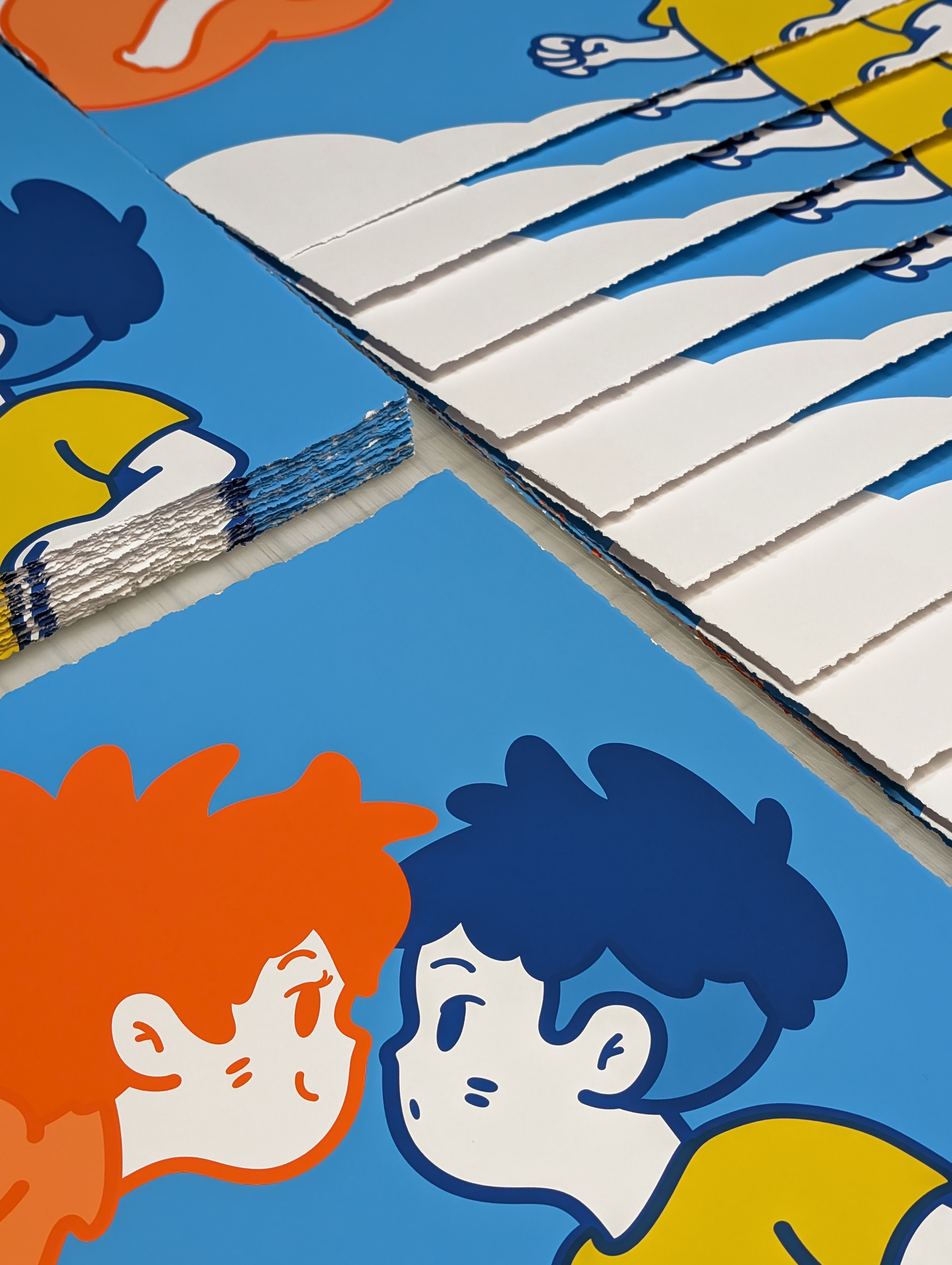 "Up We Go" Print Edition by Raki