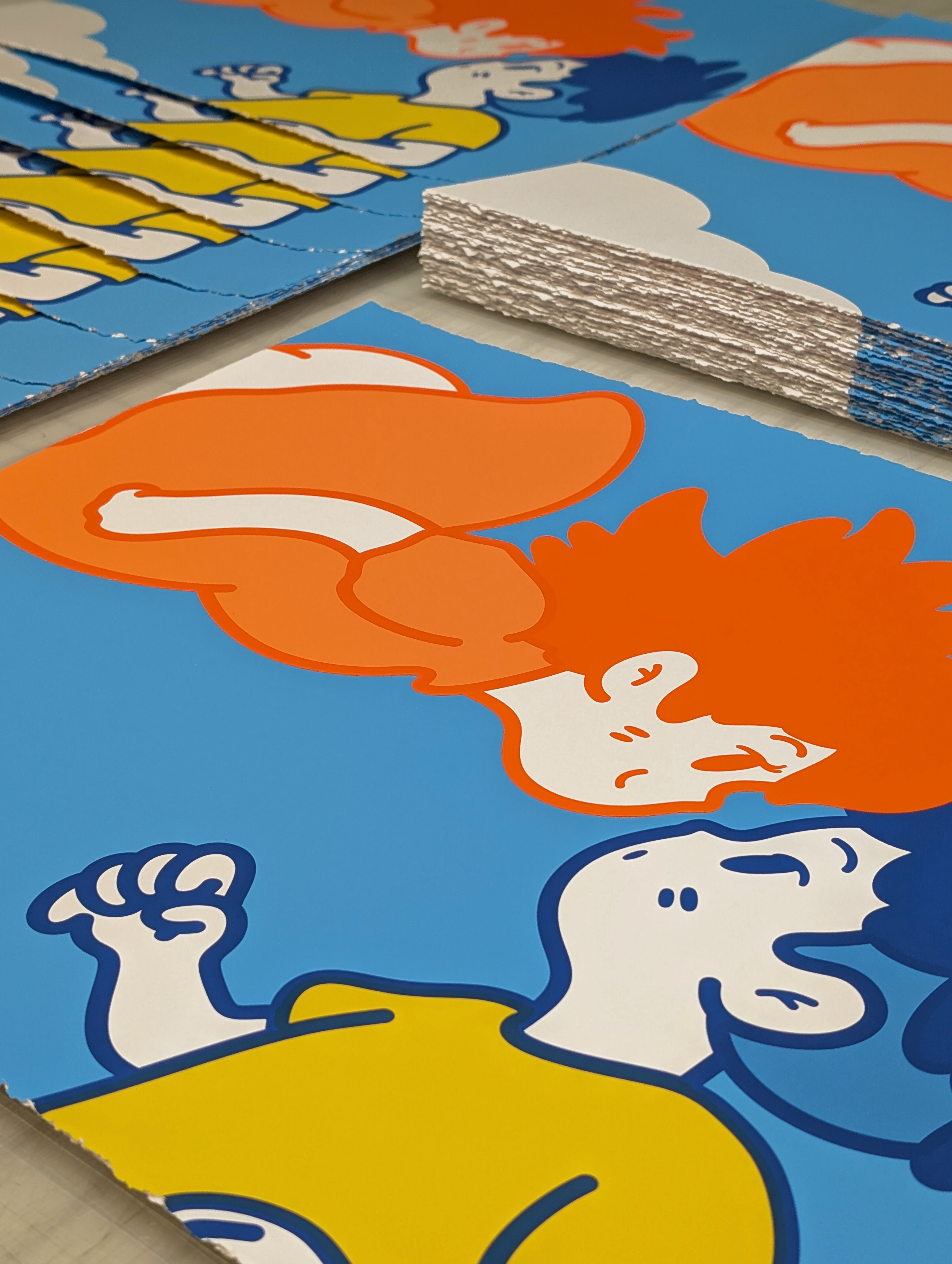 "Up We Go" Print Edition by Raki
