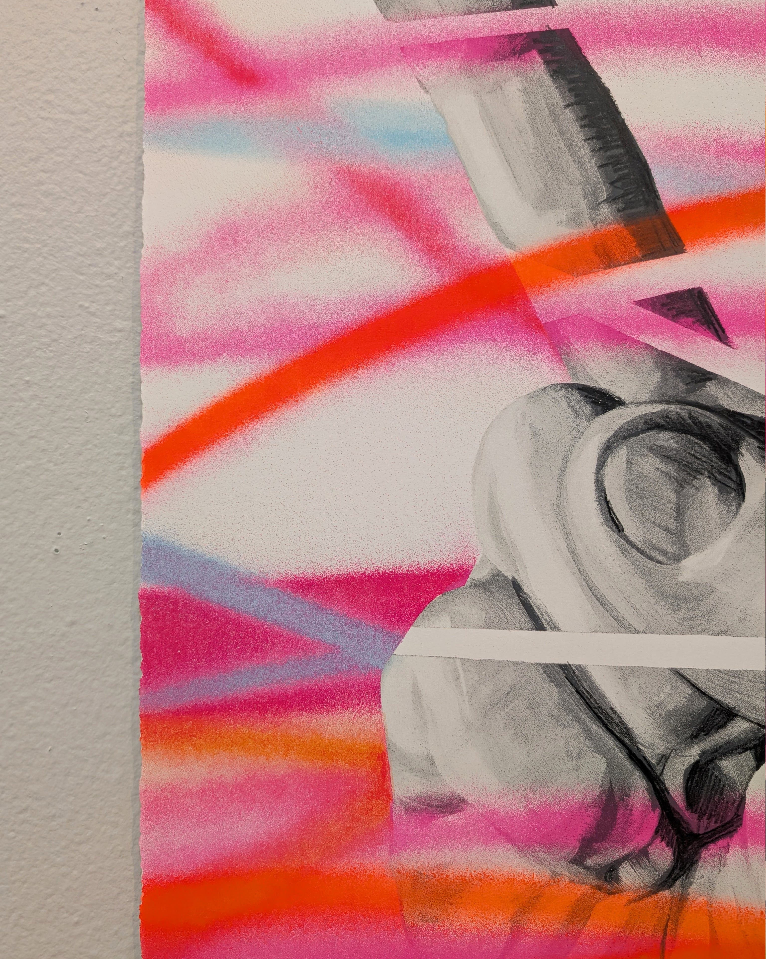 "PEACE OUT" (hand embellished 2) by Jeff Zimmermann
