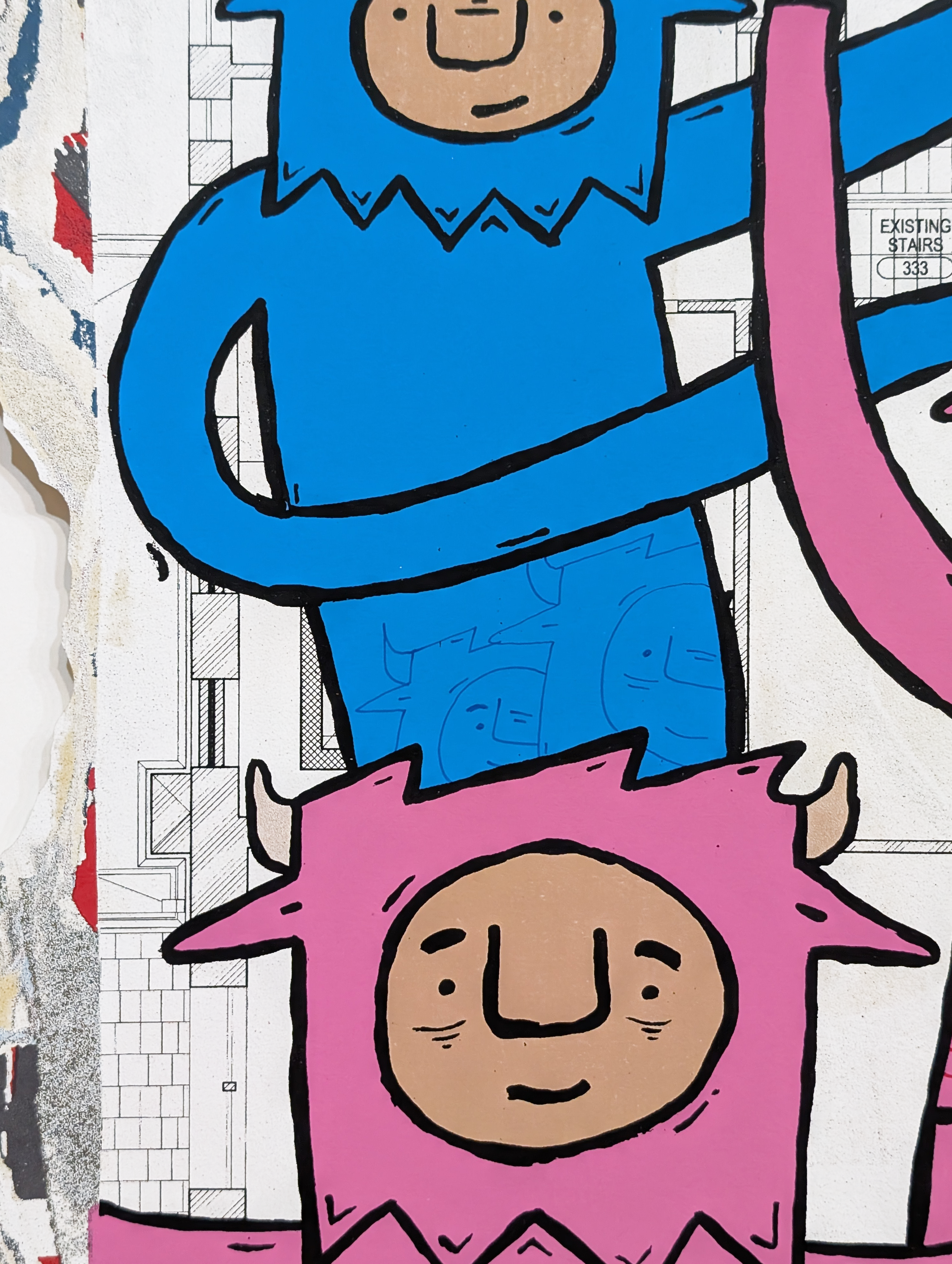 "Outside" by Penny Pinch (Hand Embellished 3)