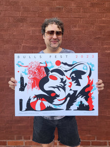 Bulls Fest 2023 Official Poster by Mac Blackout