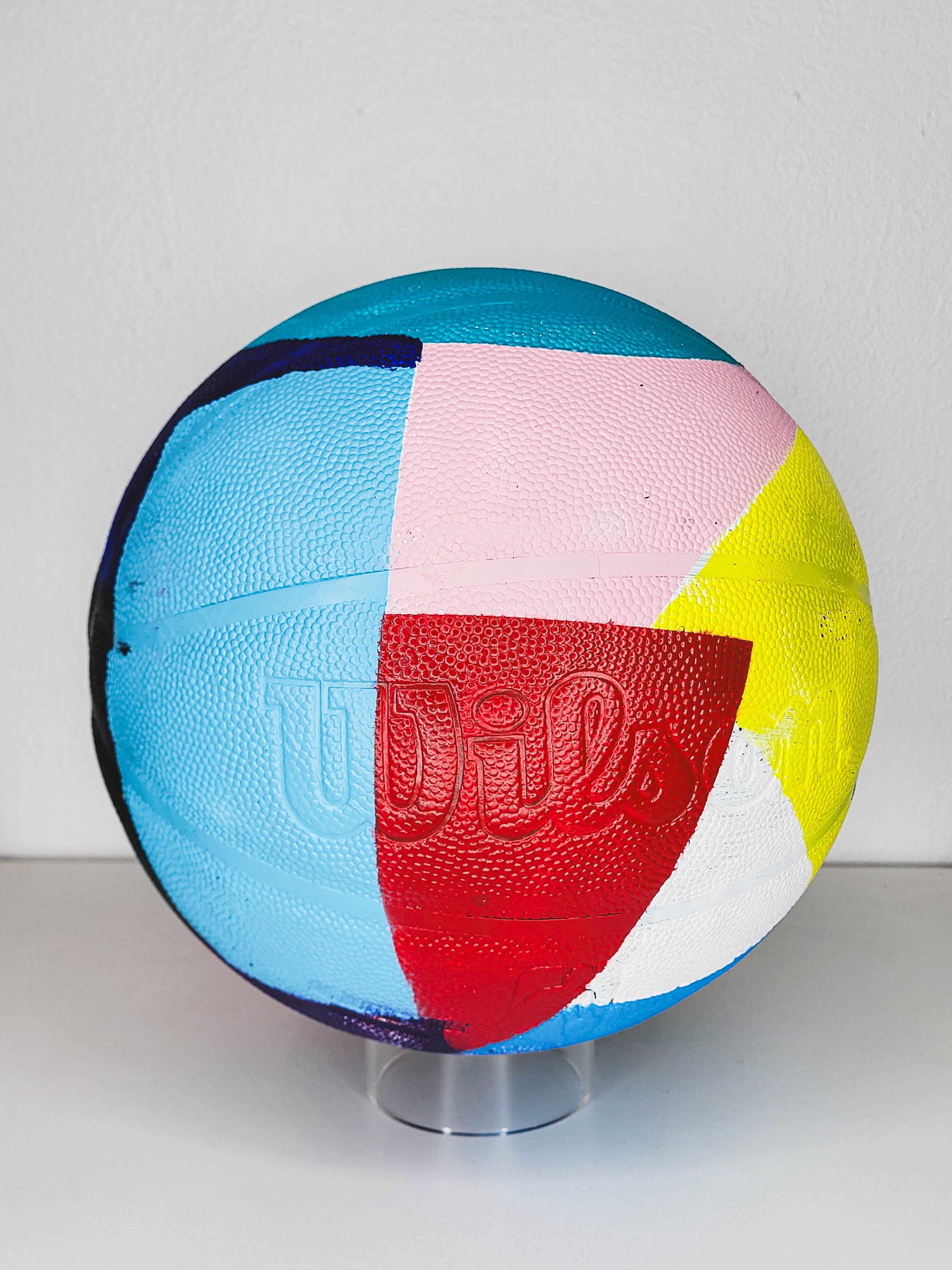 "Hues and Shapes" Basketball by Jay McKay