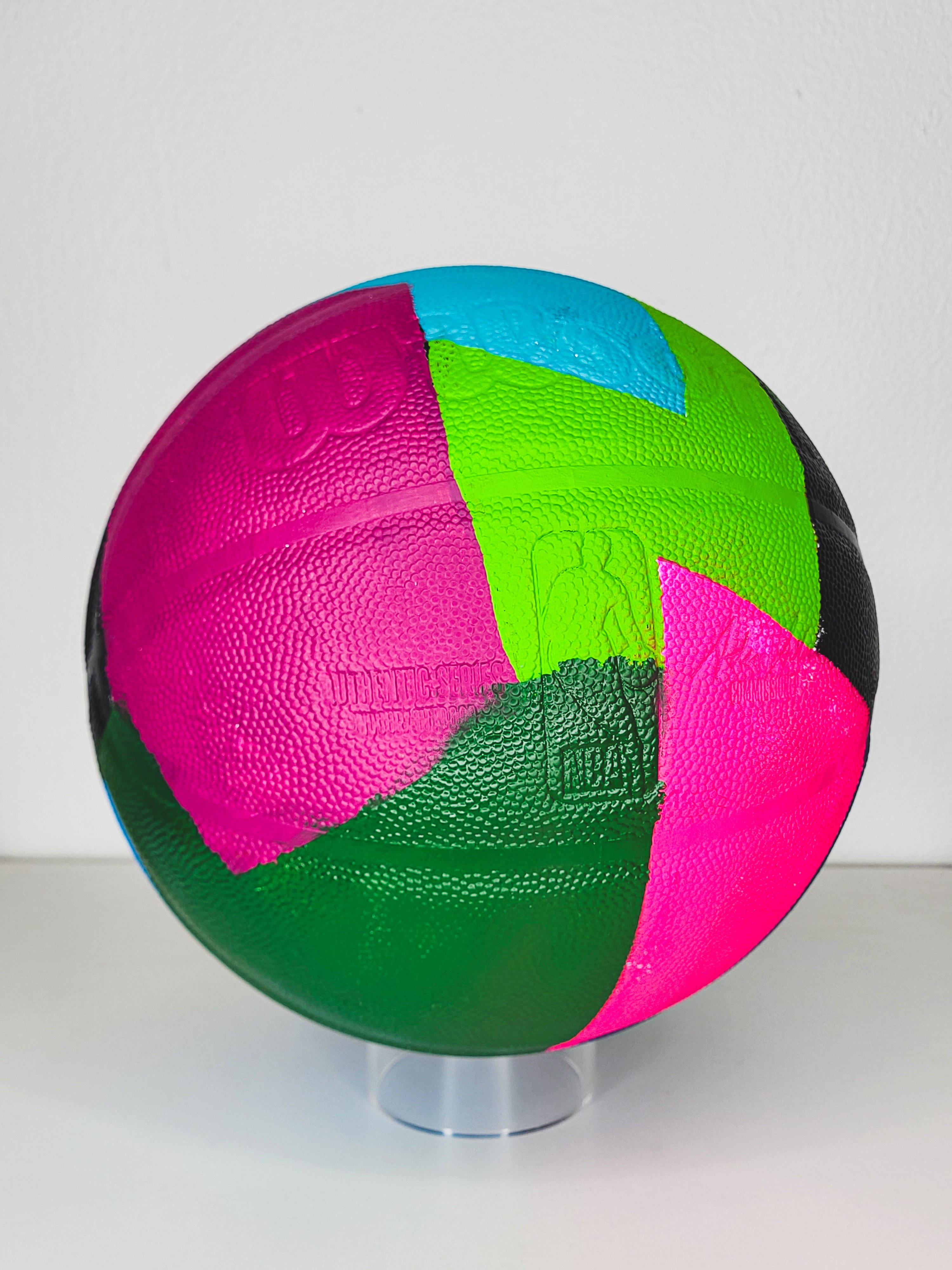 "Hues and Shapes" Basketball by Jay McKay