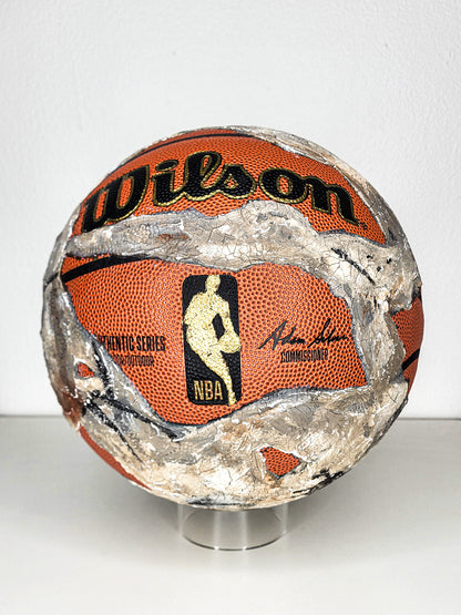 "Hall of Bulls" Basketball by Chuck Styles