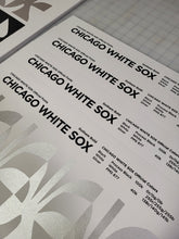 Load image into Gallery viewer, &quot;Gotham Bold&quot; White Sox by Cody Hudson
