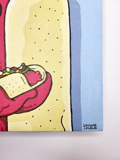 "Portrait Of My Wife As A Hotdog (She Loves Hotdogs)" by Shawnimals