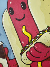 Load image into Gallery viewer, &quot;Portrait Of My Wife As A Hotdog (She Loves Hotdogs)&quot; by Shawnimals
