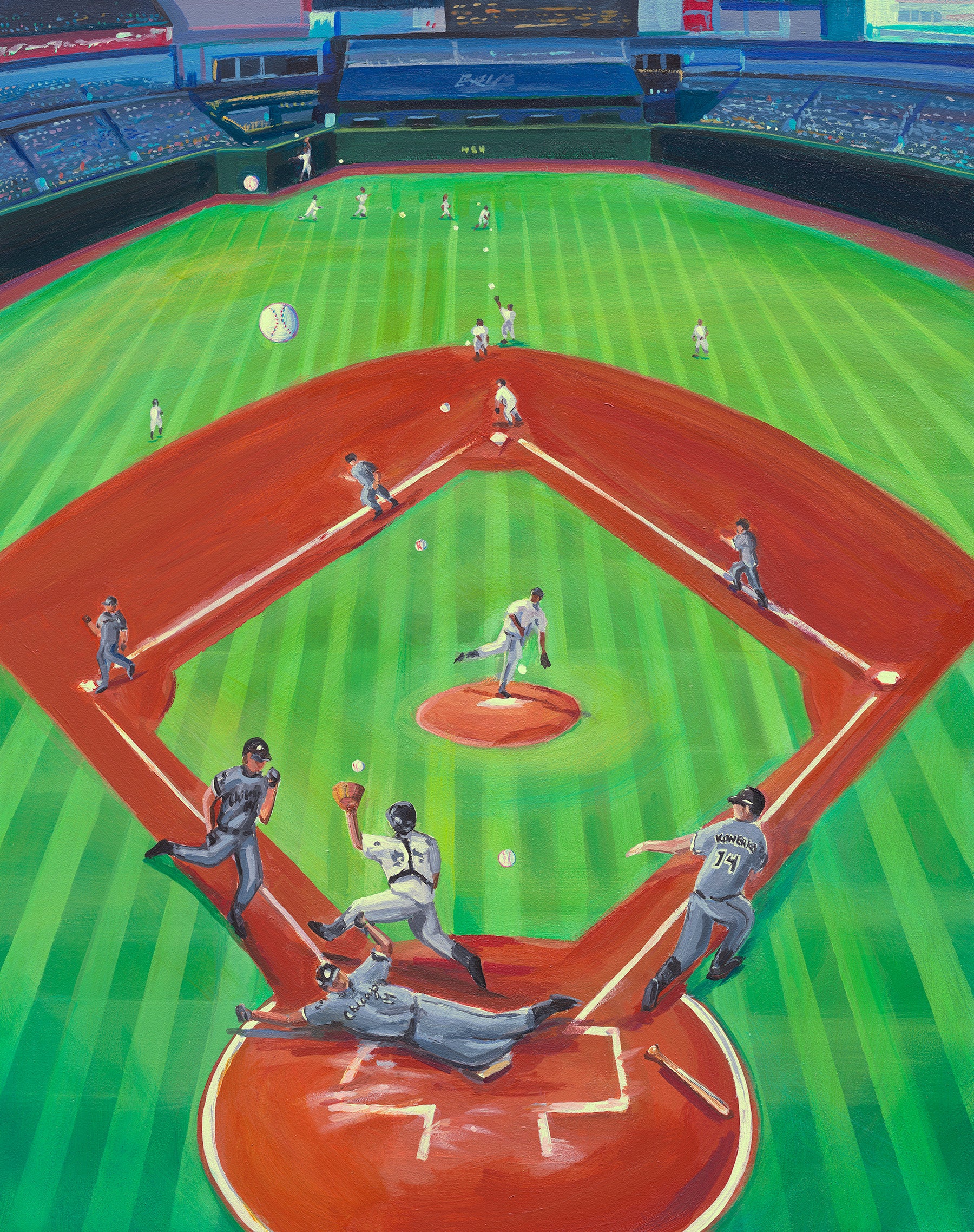 "Konerko's Inside-the-Park Home Run" by Julia Hagen
