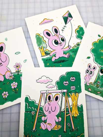 "Art Print Hand Embellished Set" by Blake Jones