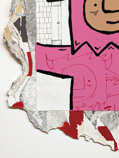 "Outside" by Penny Pinch (Hand Embellished 2)