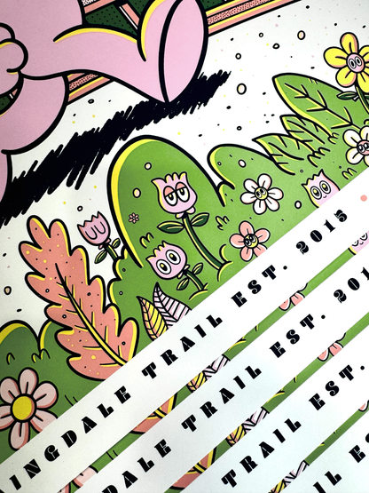 Bloomingdale Trail Print by Blake Jones