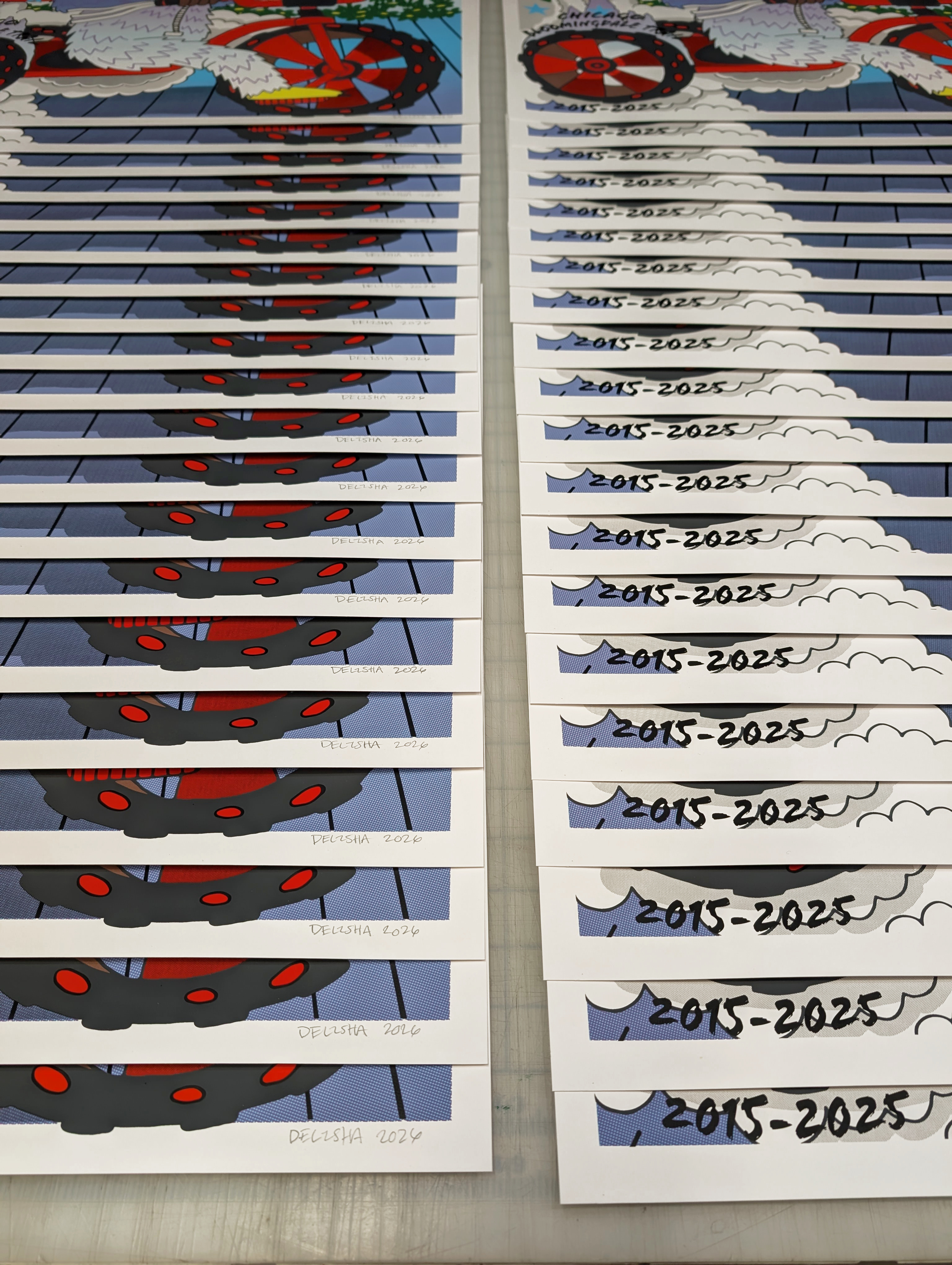 "Big Wheel Hero" Bloomingdale Trail Print by Delisha