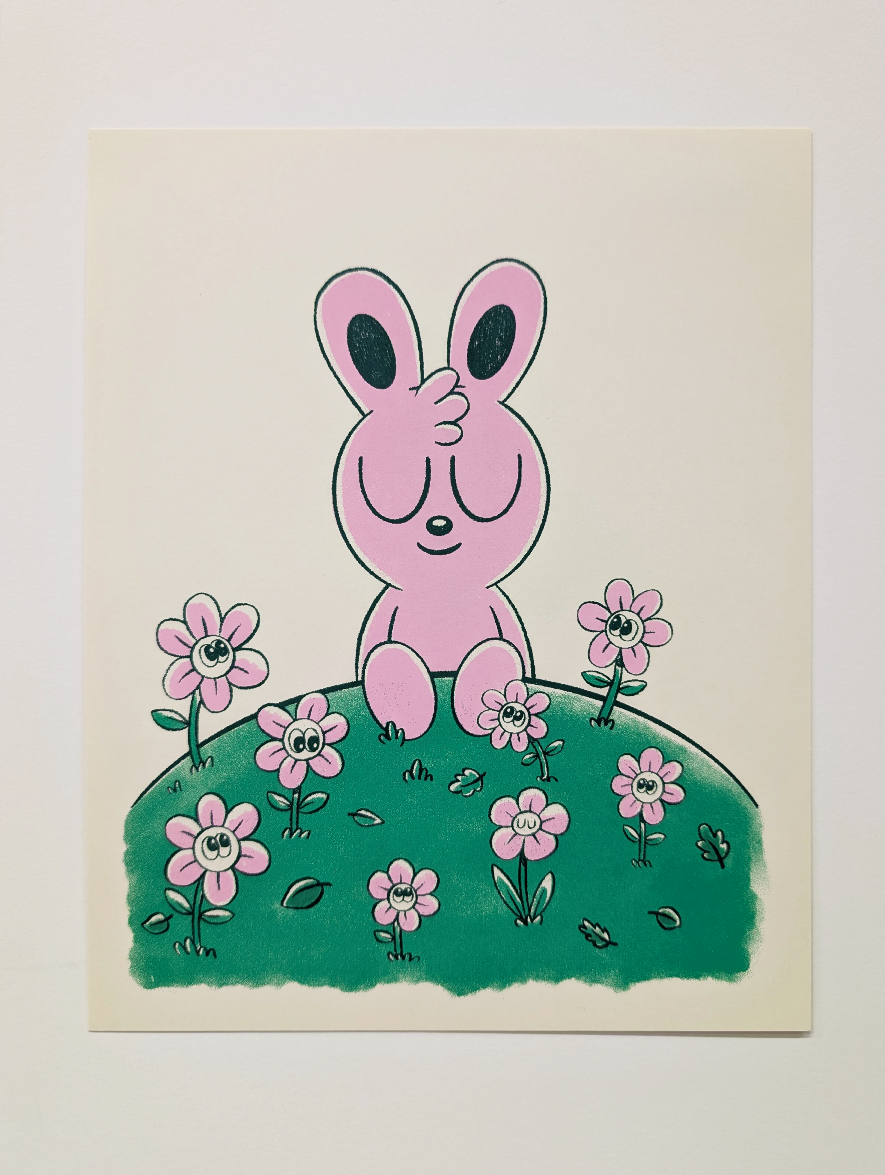 "Among the Flowers" Art Print by Blake Jones