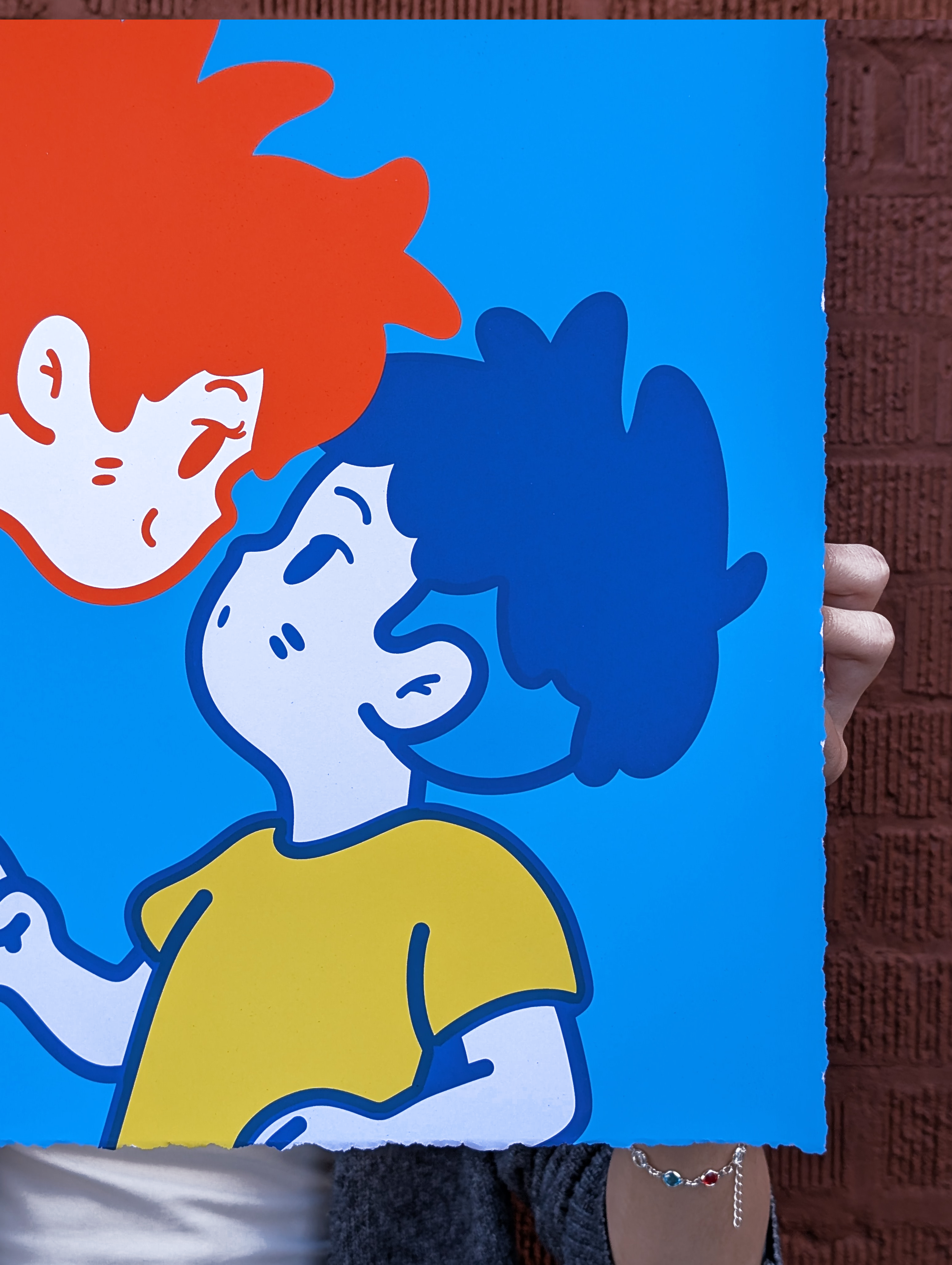 "Up We Go" Print Edition by Raki