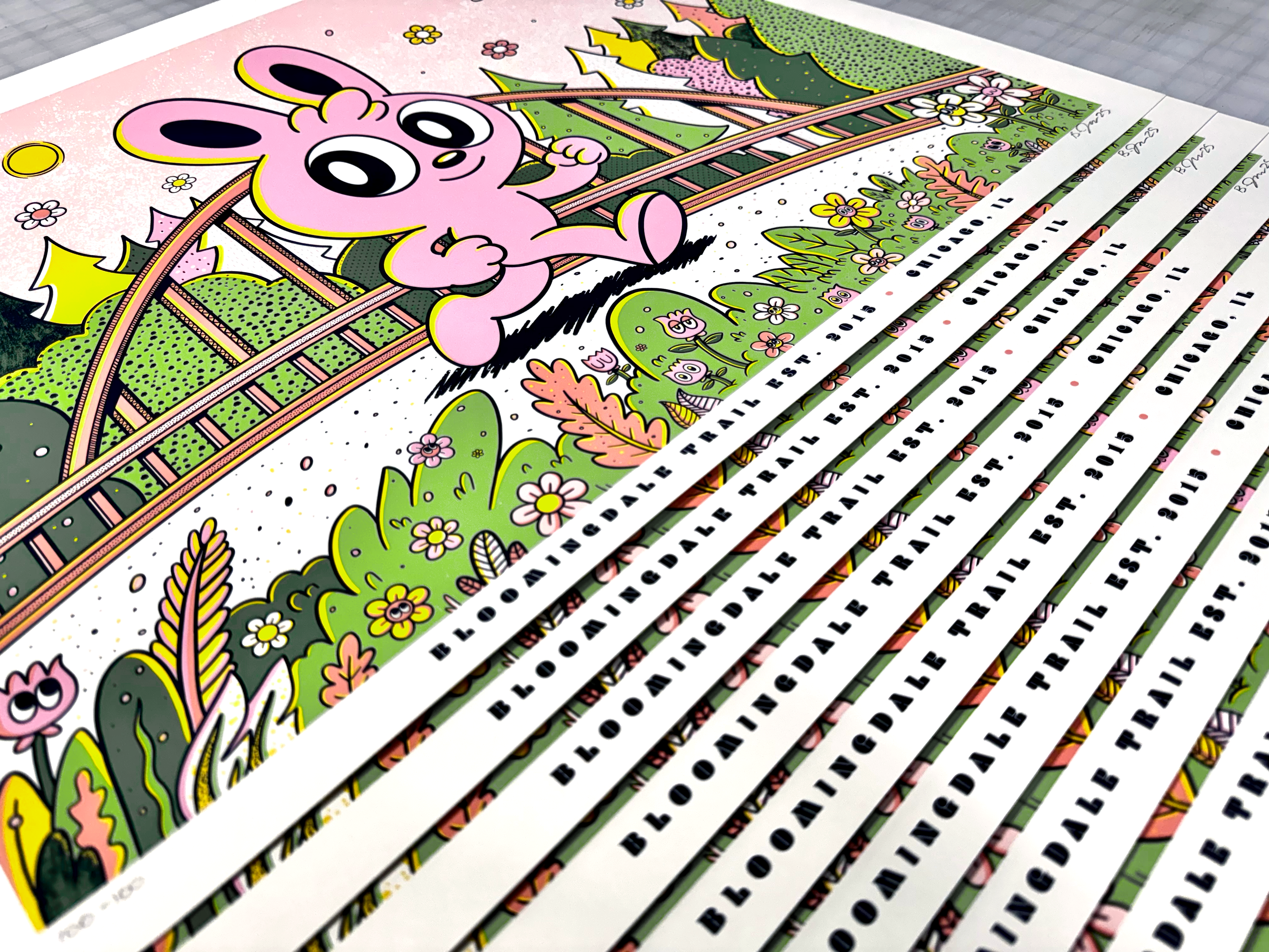 Bloomingdale Trail Print by Blake Jones