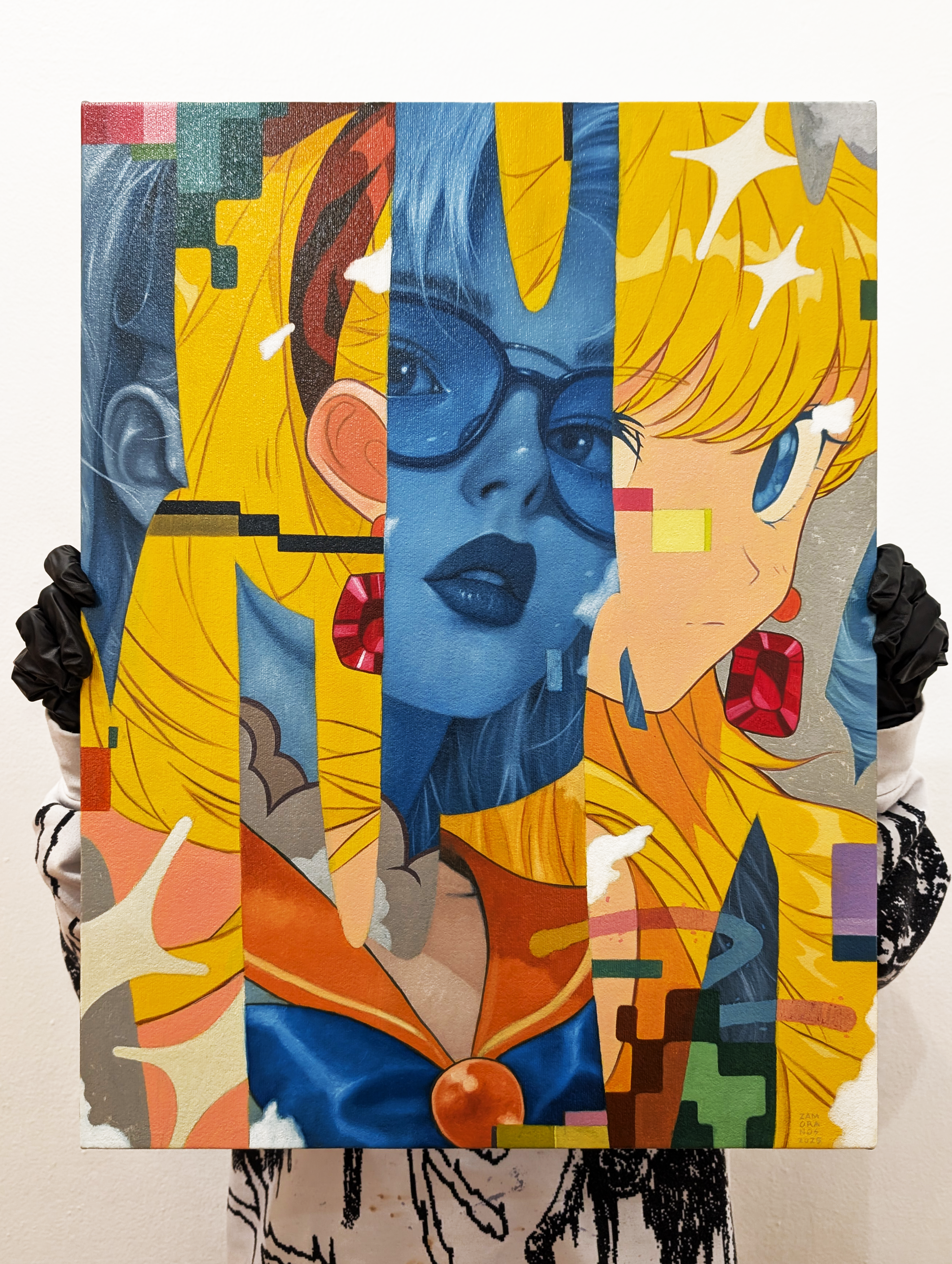 "Shining Yellow, Elegant Blue" By JJ Zamoranos